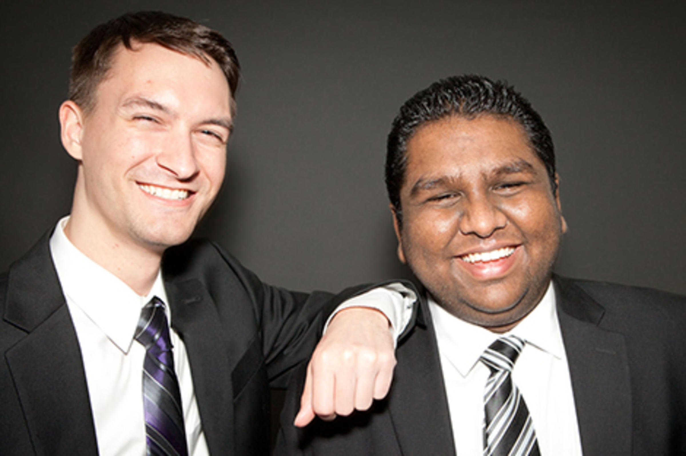 Dakota Wixom and Ronak Shah, both Class of 2017.