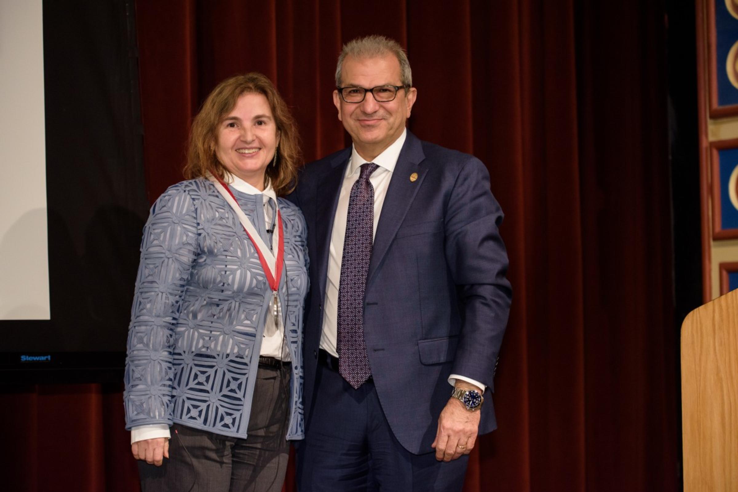 Daniela Rus with President Farvardin