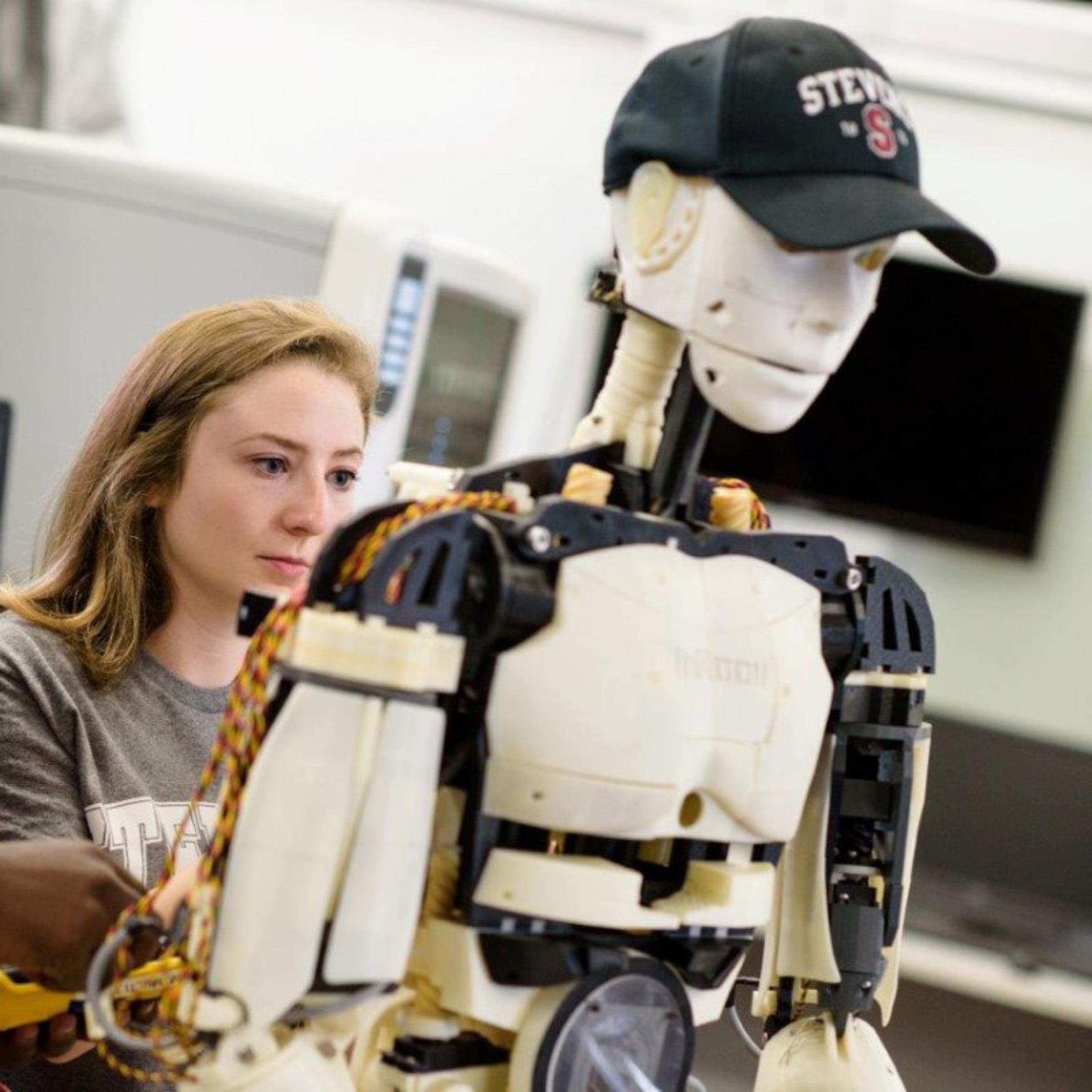 Students working on design spine projects