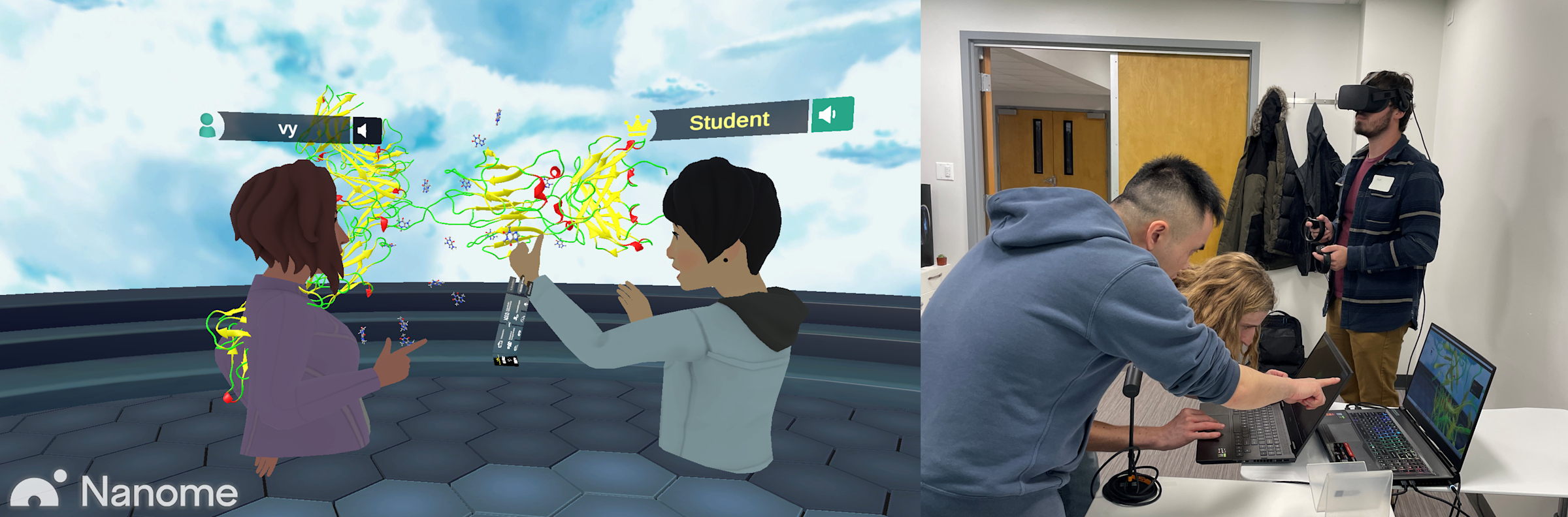 Image of VR in Senior Design 