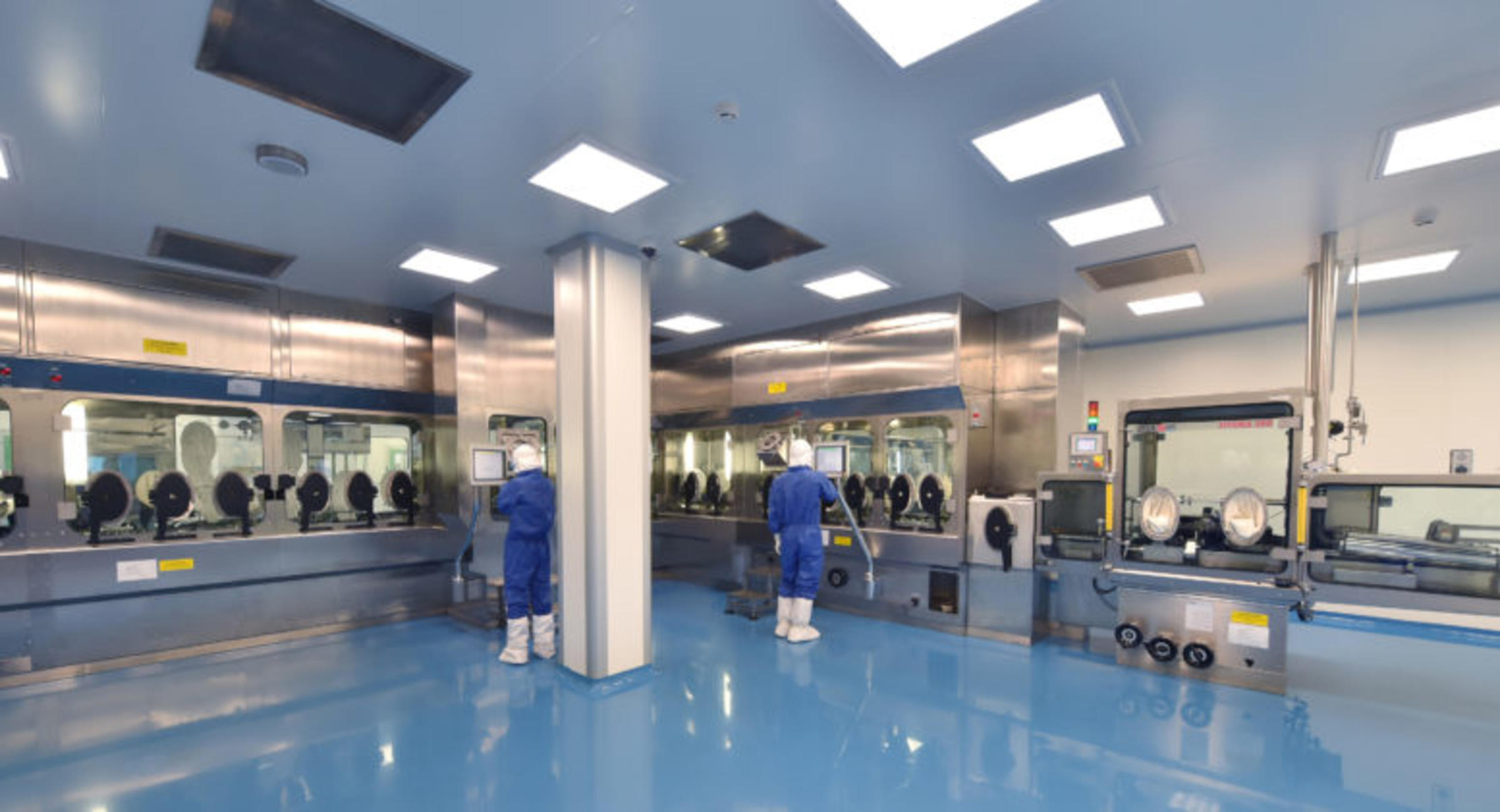 part of the manufacturing floor at the Oncogenerix plant