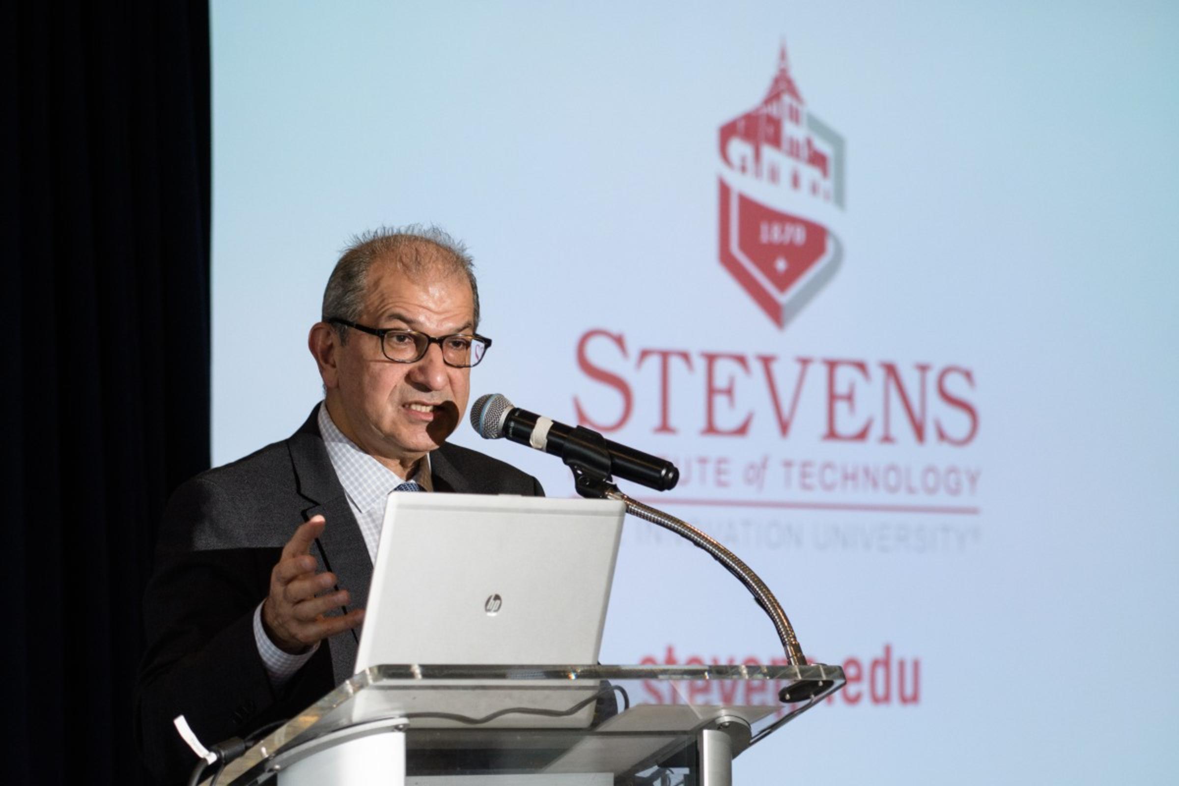 PIC: Stevens President Nariman Farvardin. CREDIT: Jeff Vock