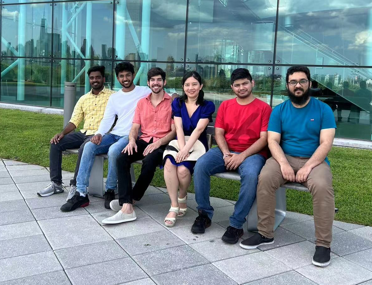 Team NAM, pictured outside the Babbio Center.