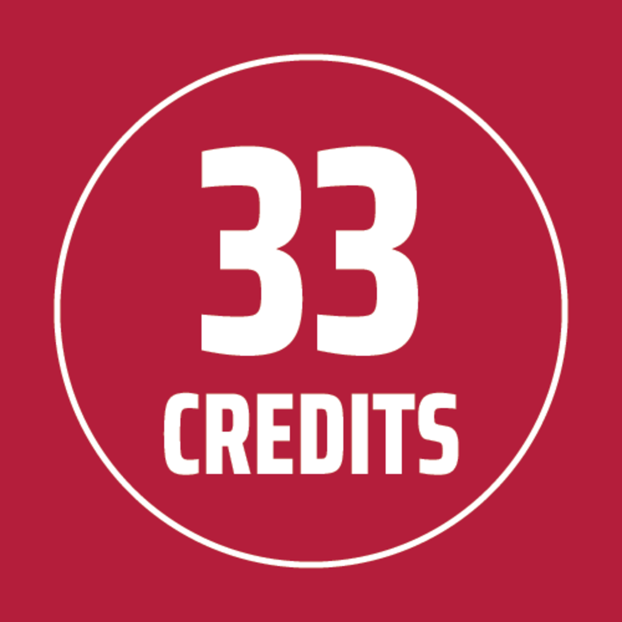 33 Credits