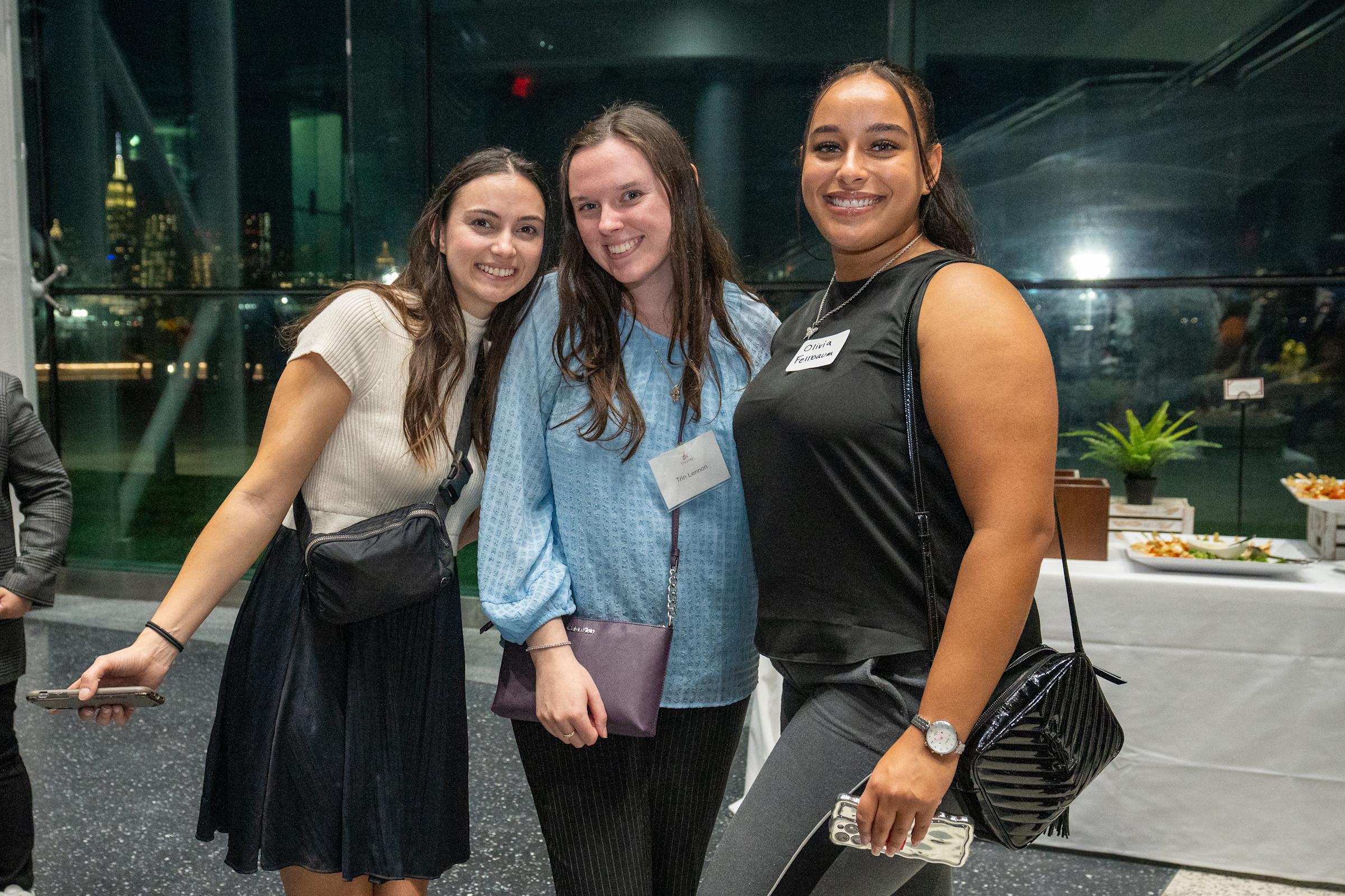 MBA students in Babbio Center