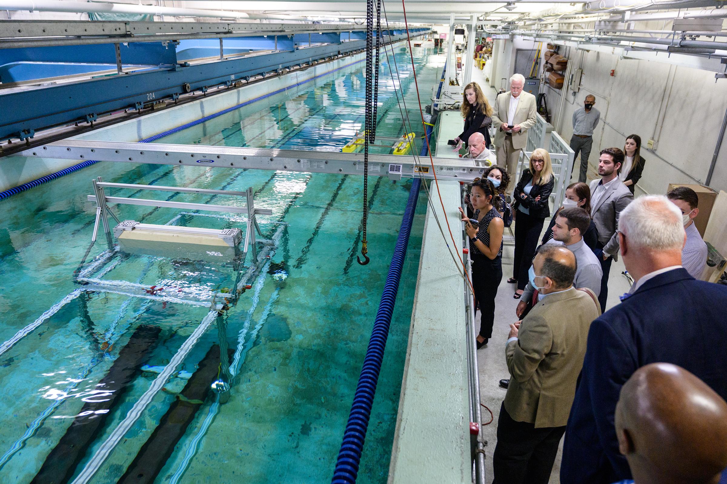 Davidson Lab wave and towing tank