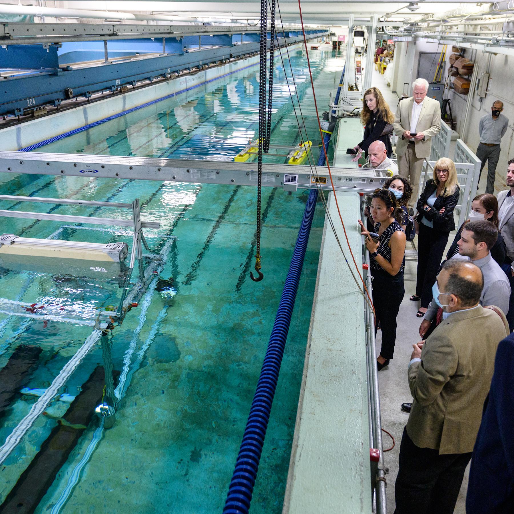 Davidson Lab wave and towing tank