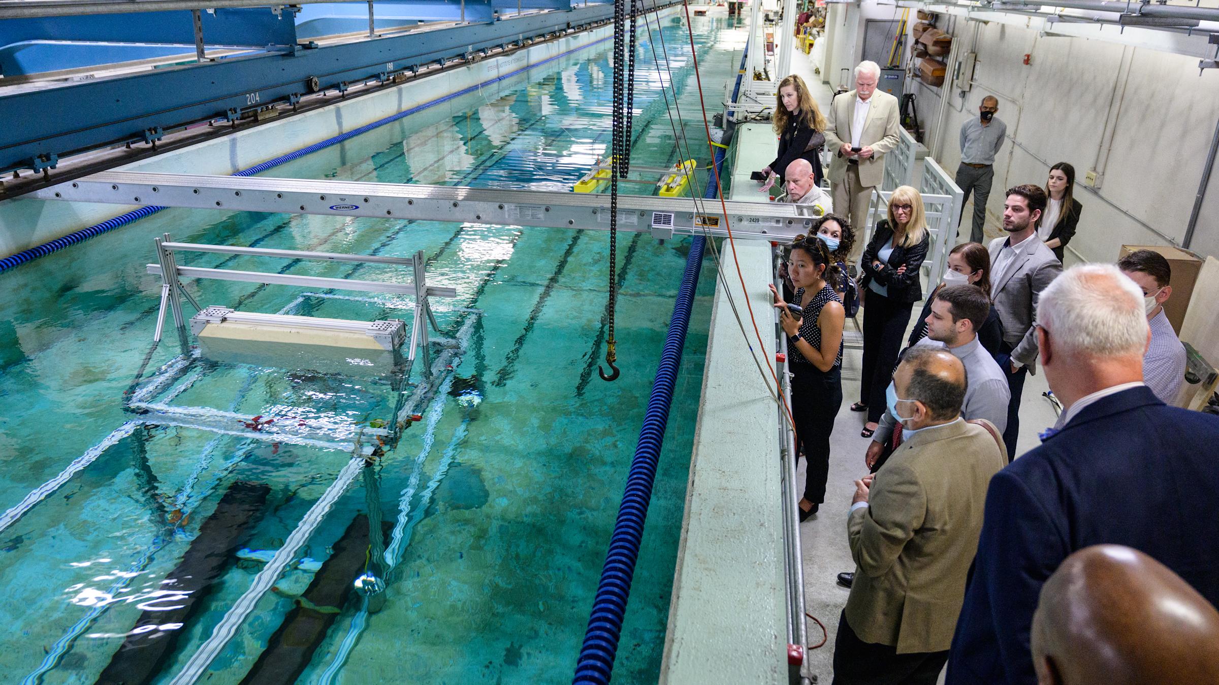 Davidson Lab wave and towing tank