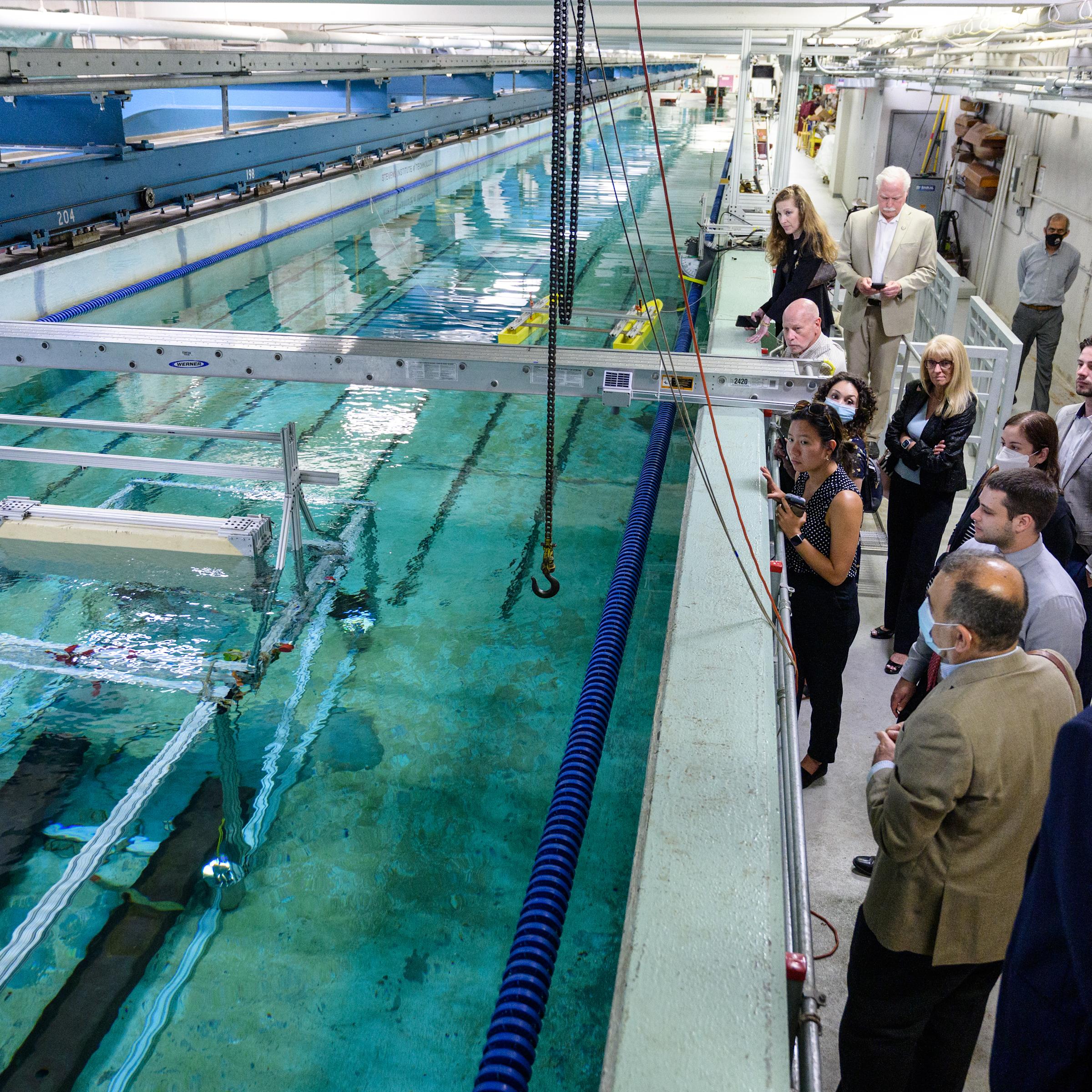 Davidson Lab wave and towing tank