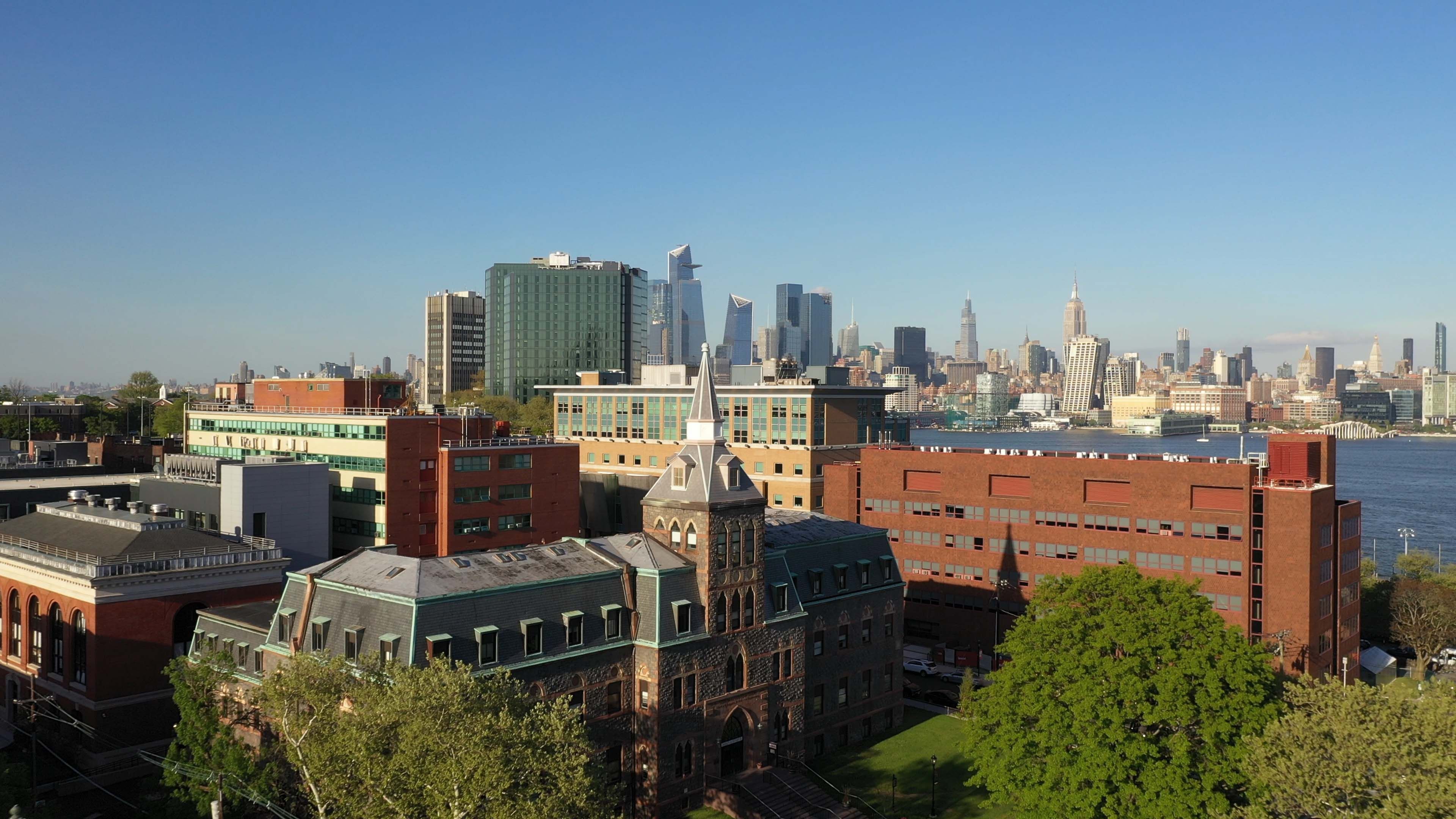 Stevens campus skyline