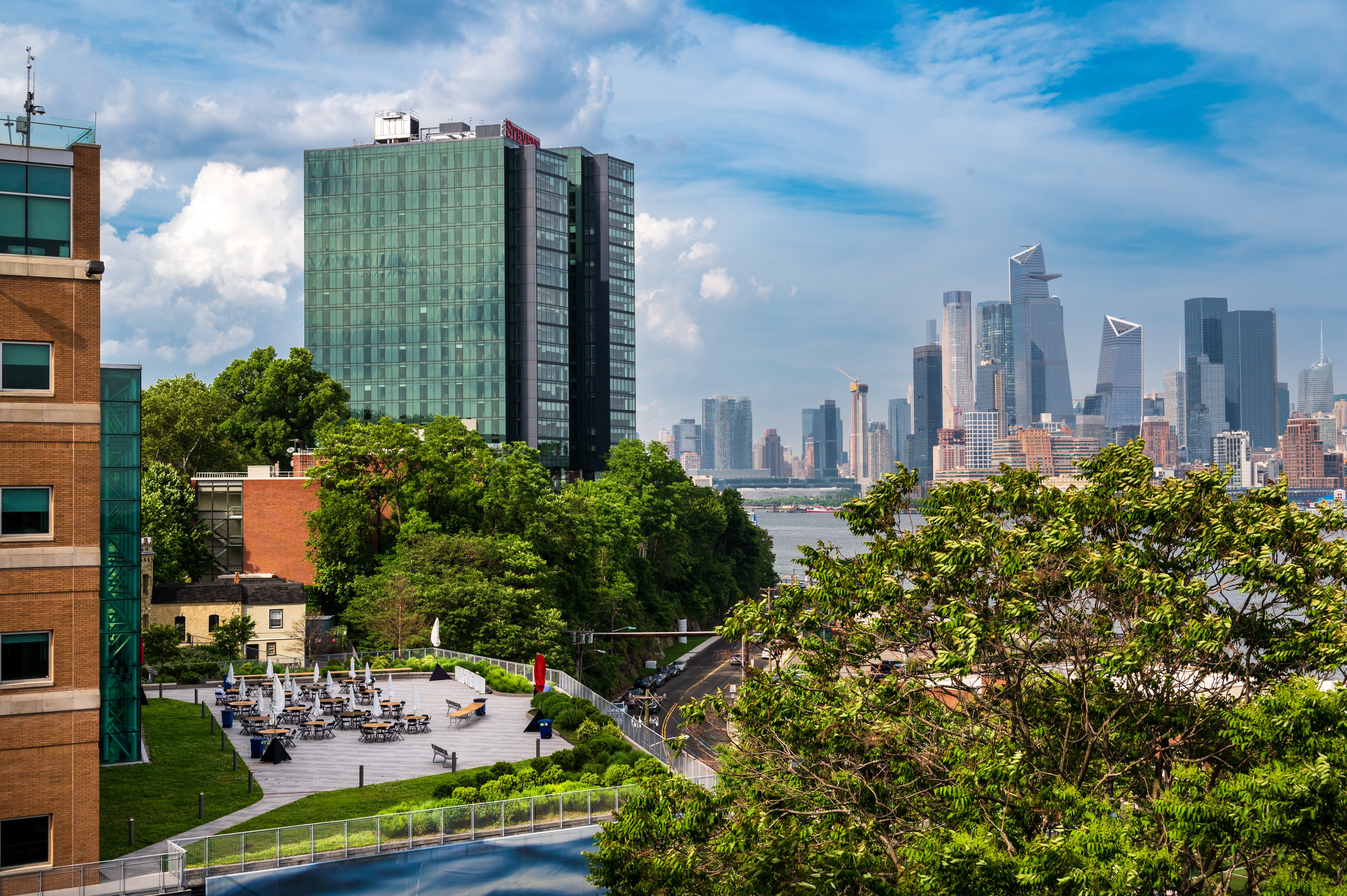 View of UCC and NYC skyline