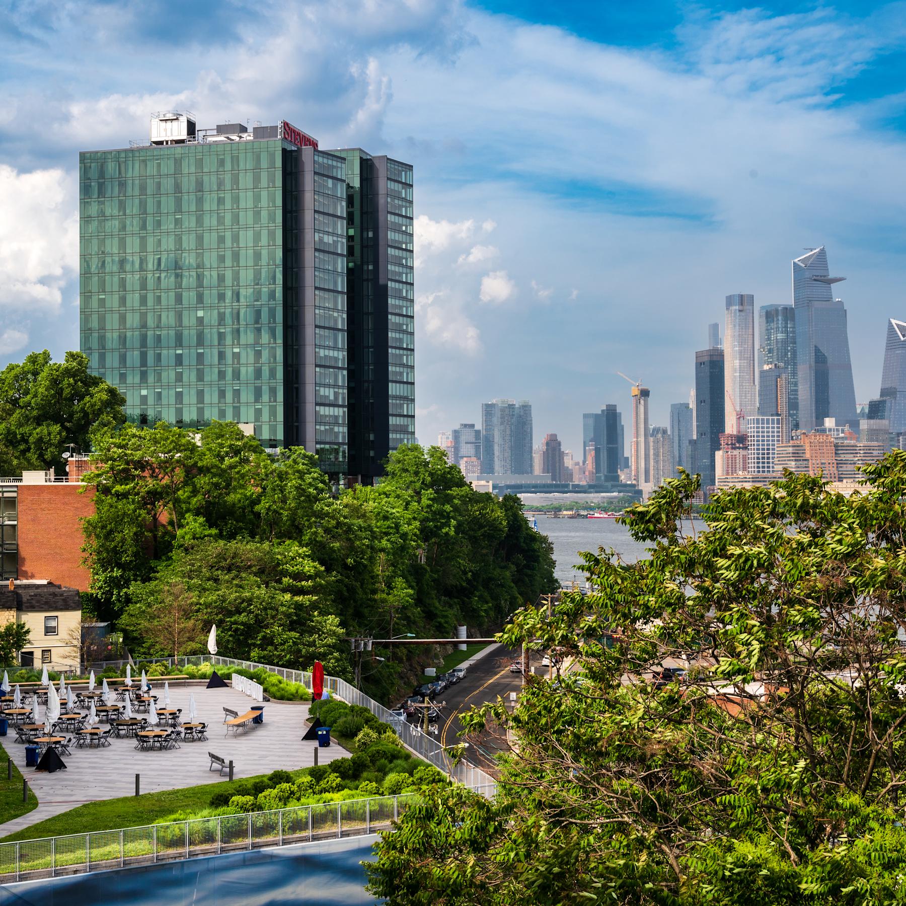 View of UCC and NYC skyline