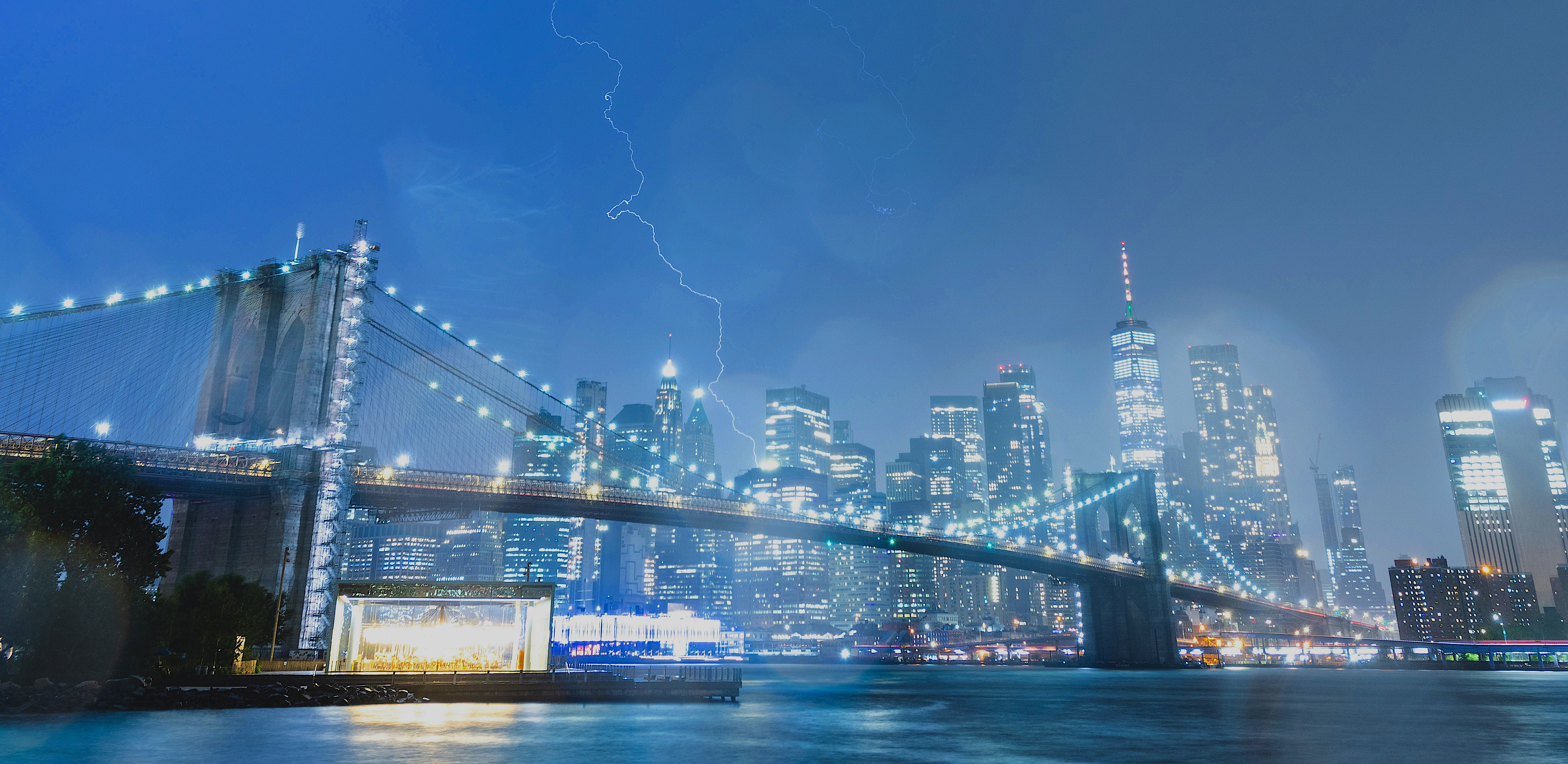 NYC during a thunderstorm