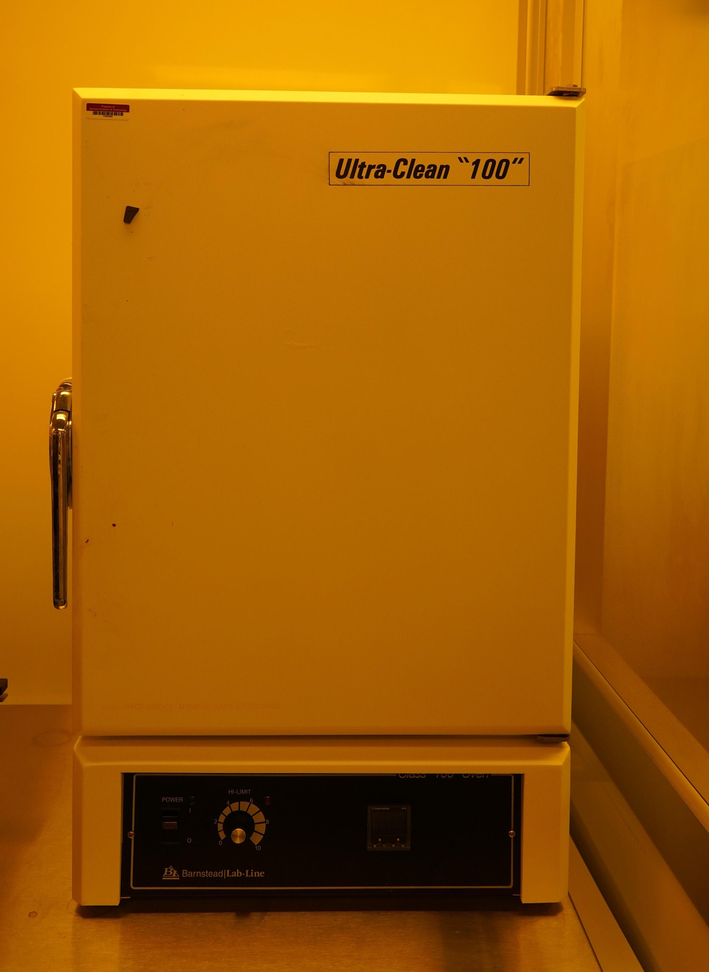 Convection oven: Barnstead Lab-Line class 100 clean room oven.