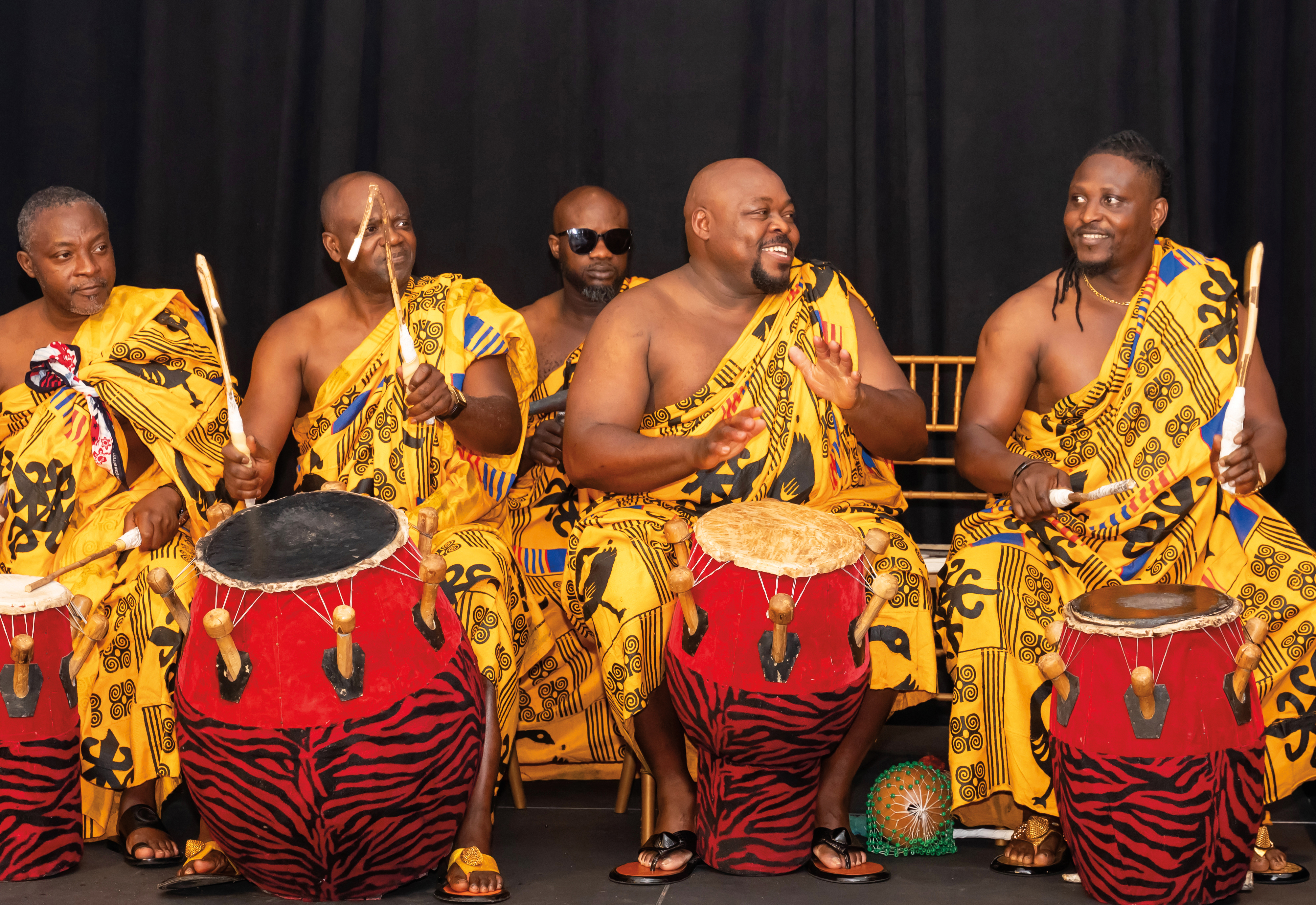 African drum musicians lent a joyful beat to the Africa-US Presidential Forum last fall at Stevens.  