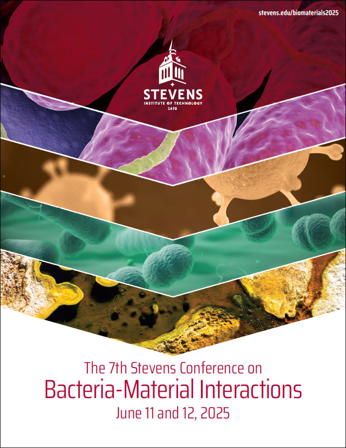 Bacterial Material Interaction Conference 2025 cover.