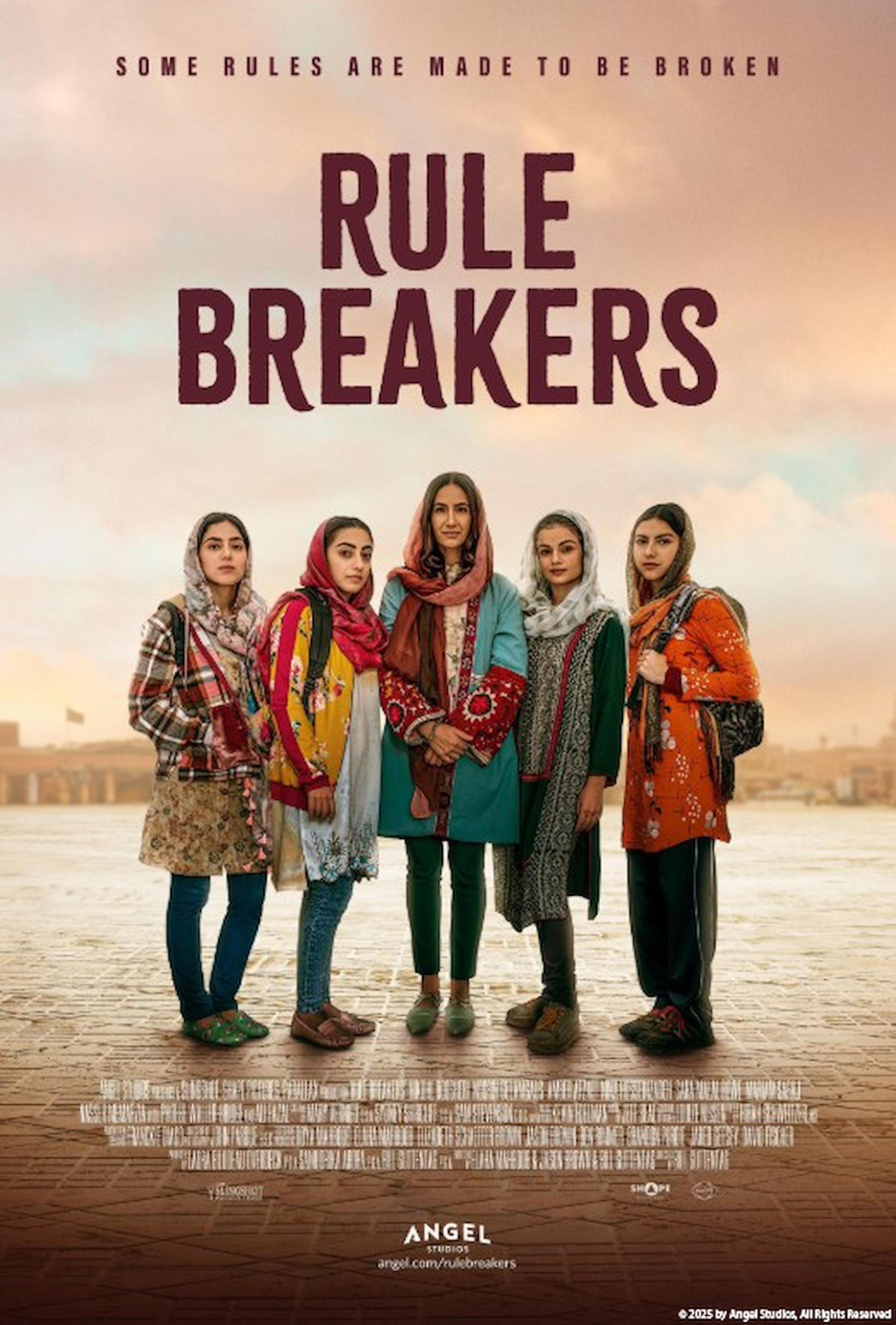 A movie poster with a group of people on it.