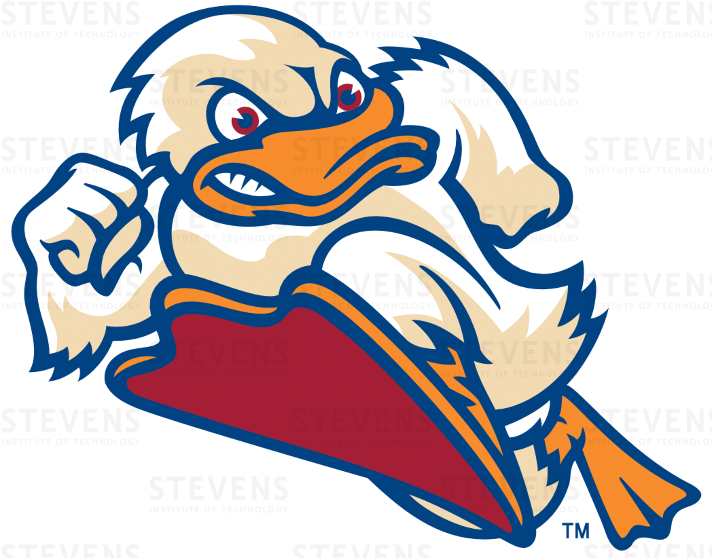 Attila mascot logo - Watermark