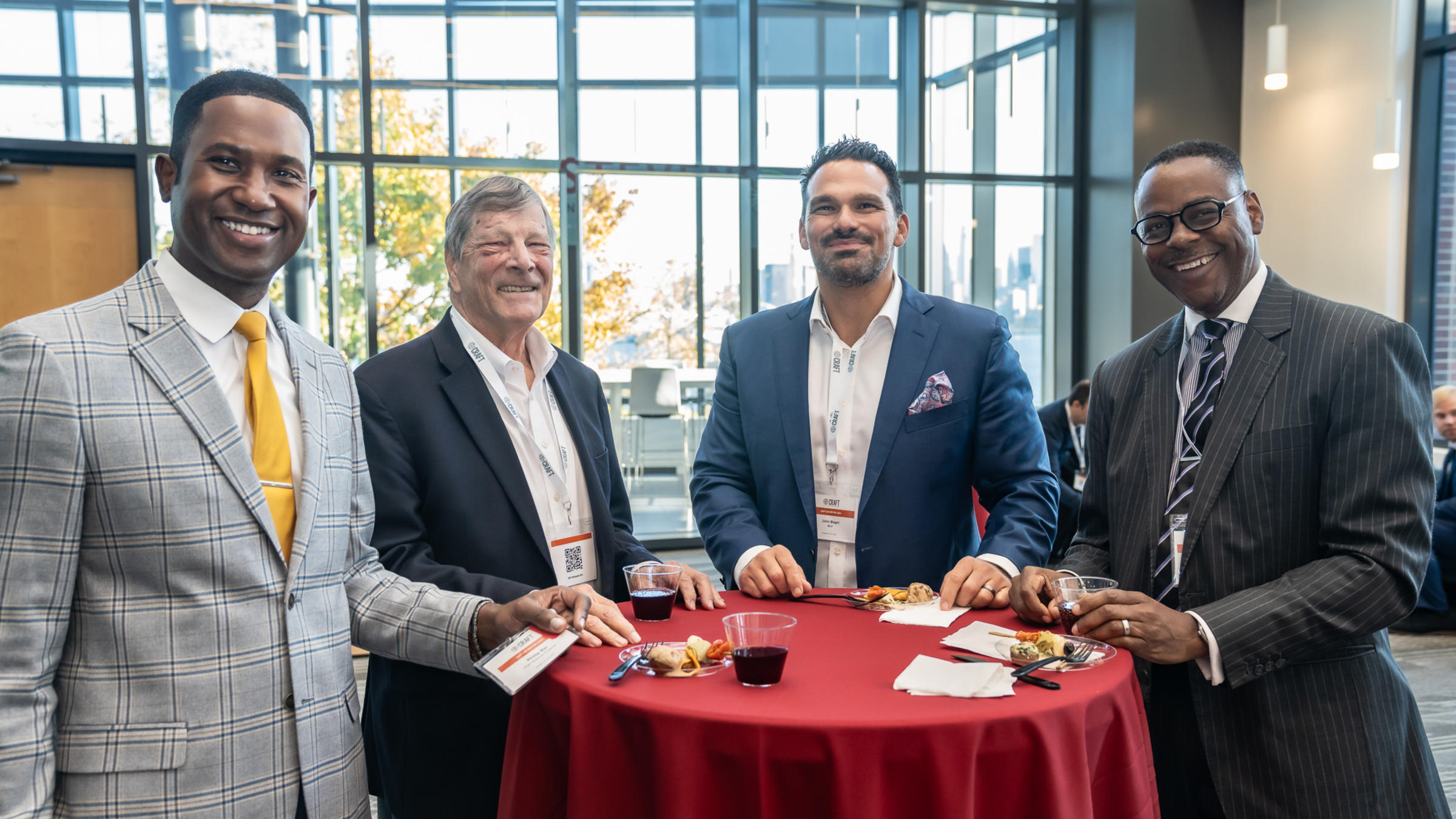Group photo during an IAB meeting