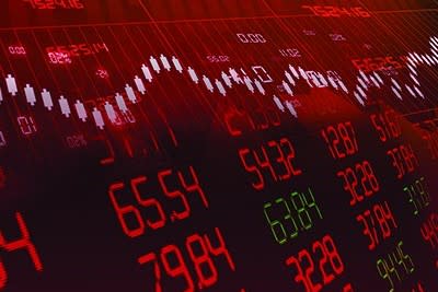 Stock image of financial market