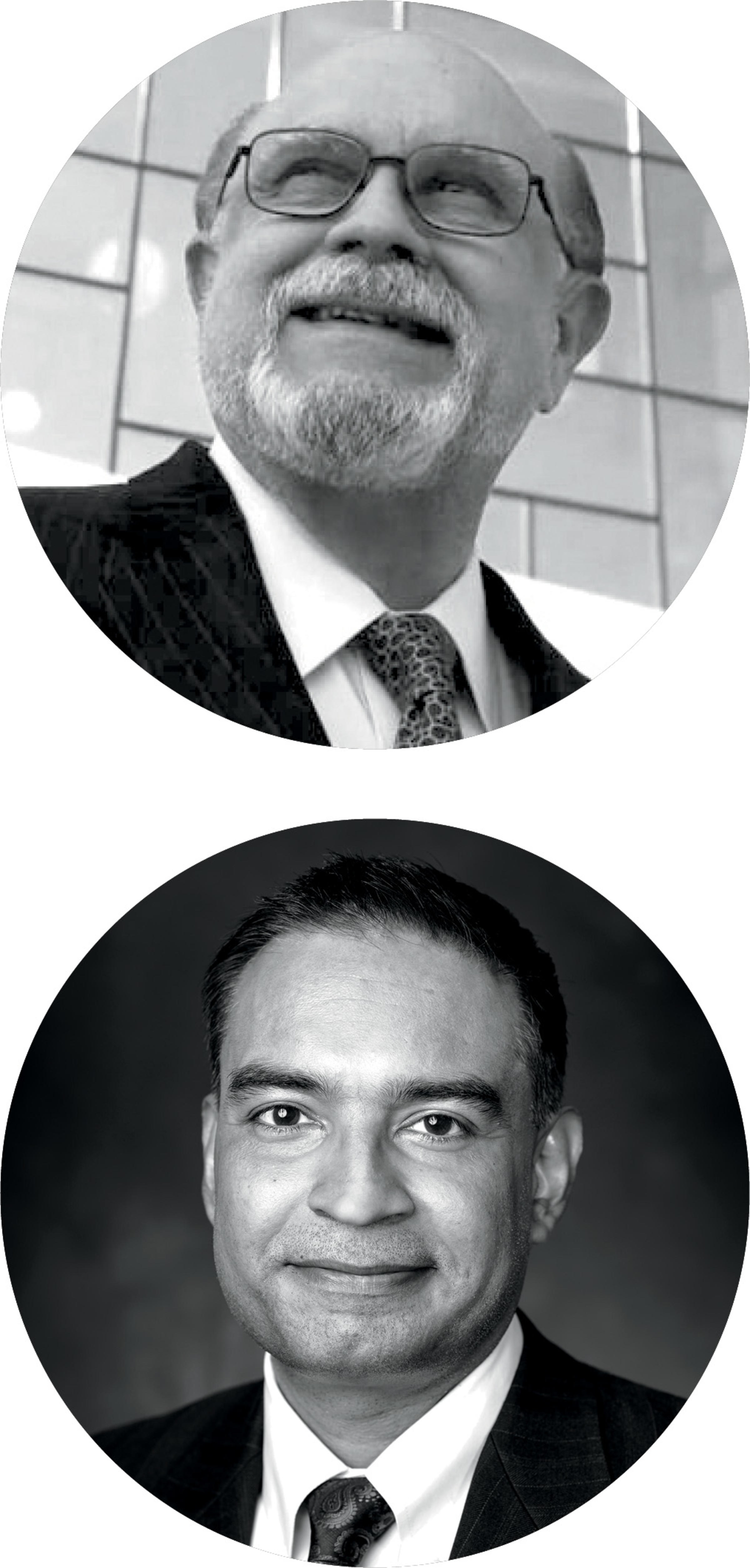 Portraits of Fernandez and Iyengar.