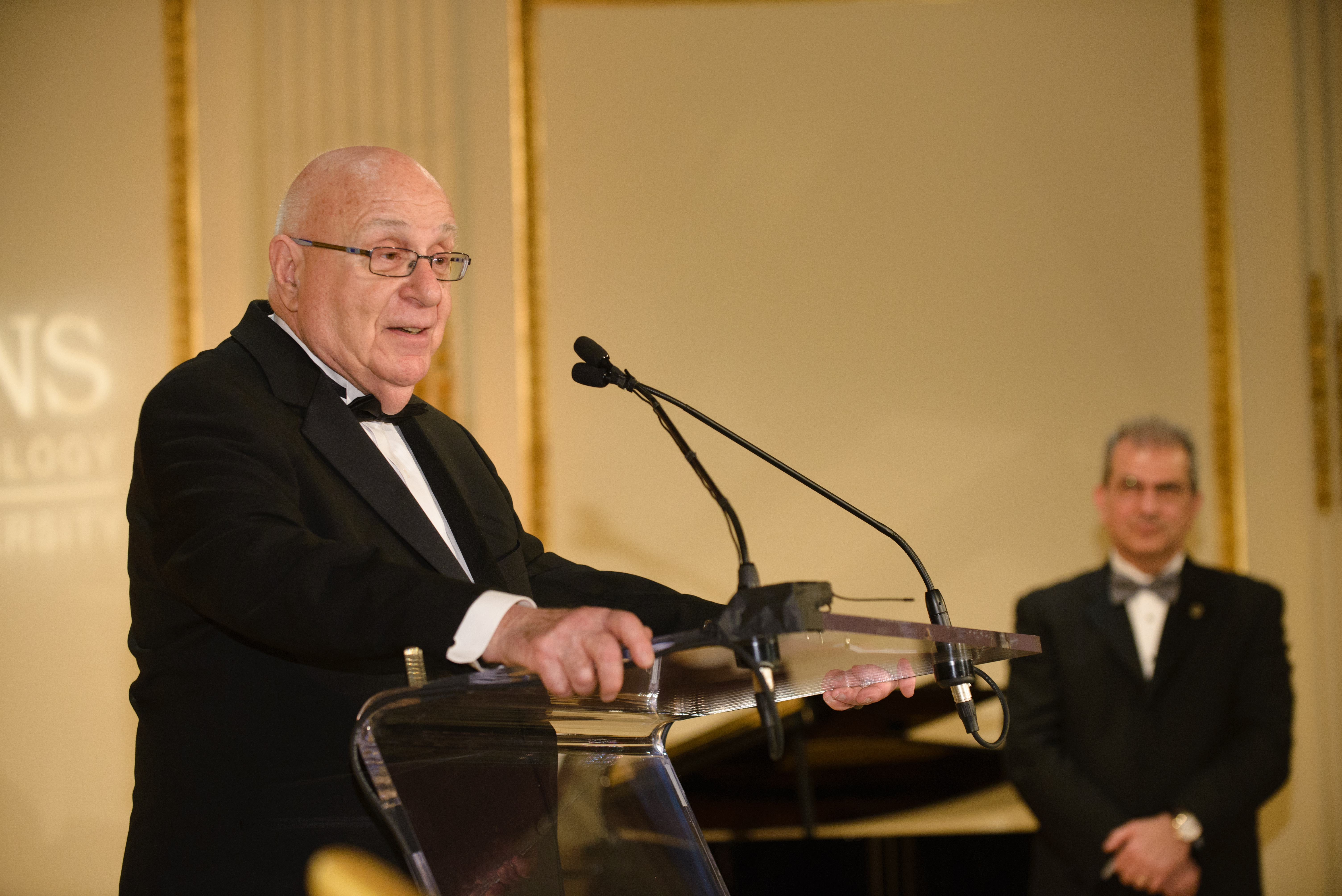 David Farber giving a speech.