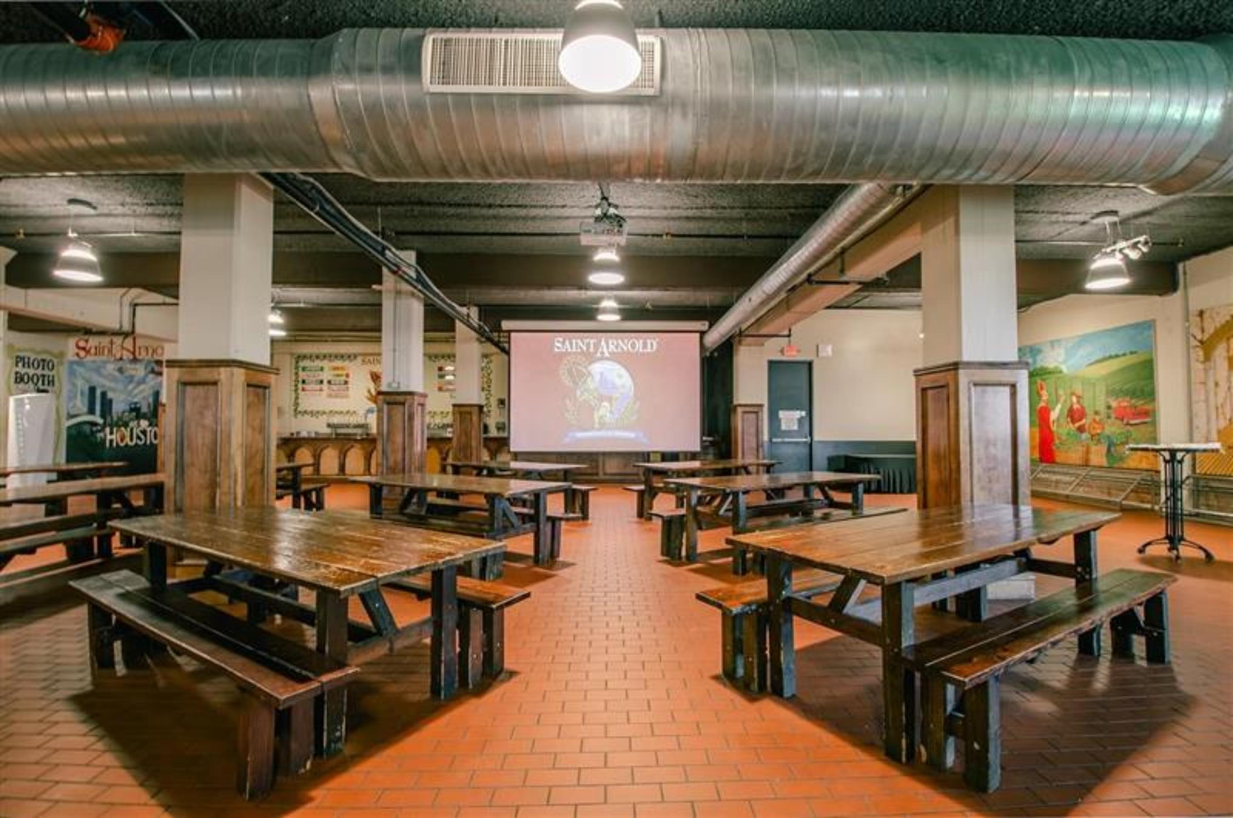 Saint Arnold Brewing Company interior in Houston, Texas