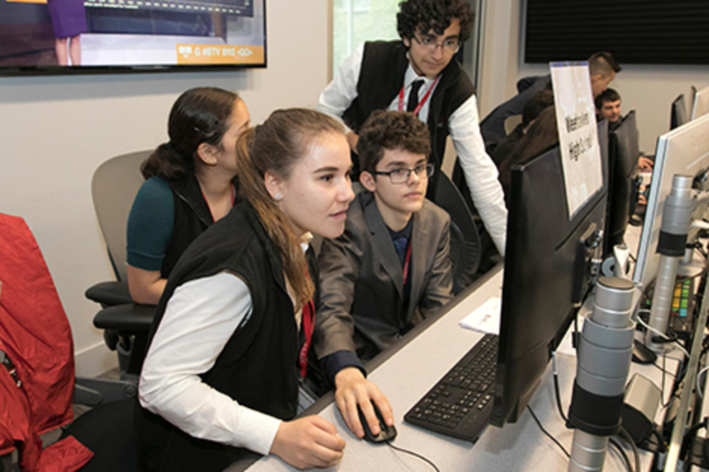 Weehawken High at Trading Day at Stevens.