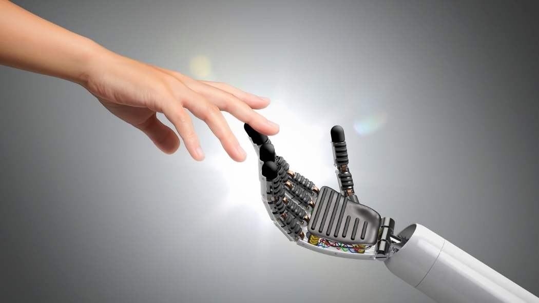 Connection Between Human and Robotic Hand.