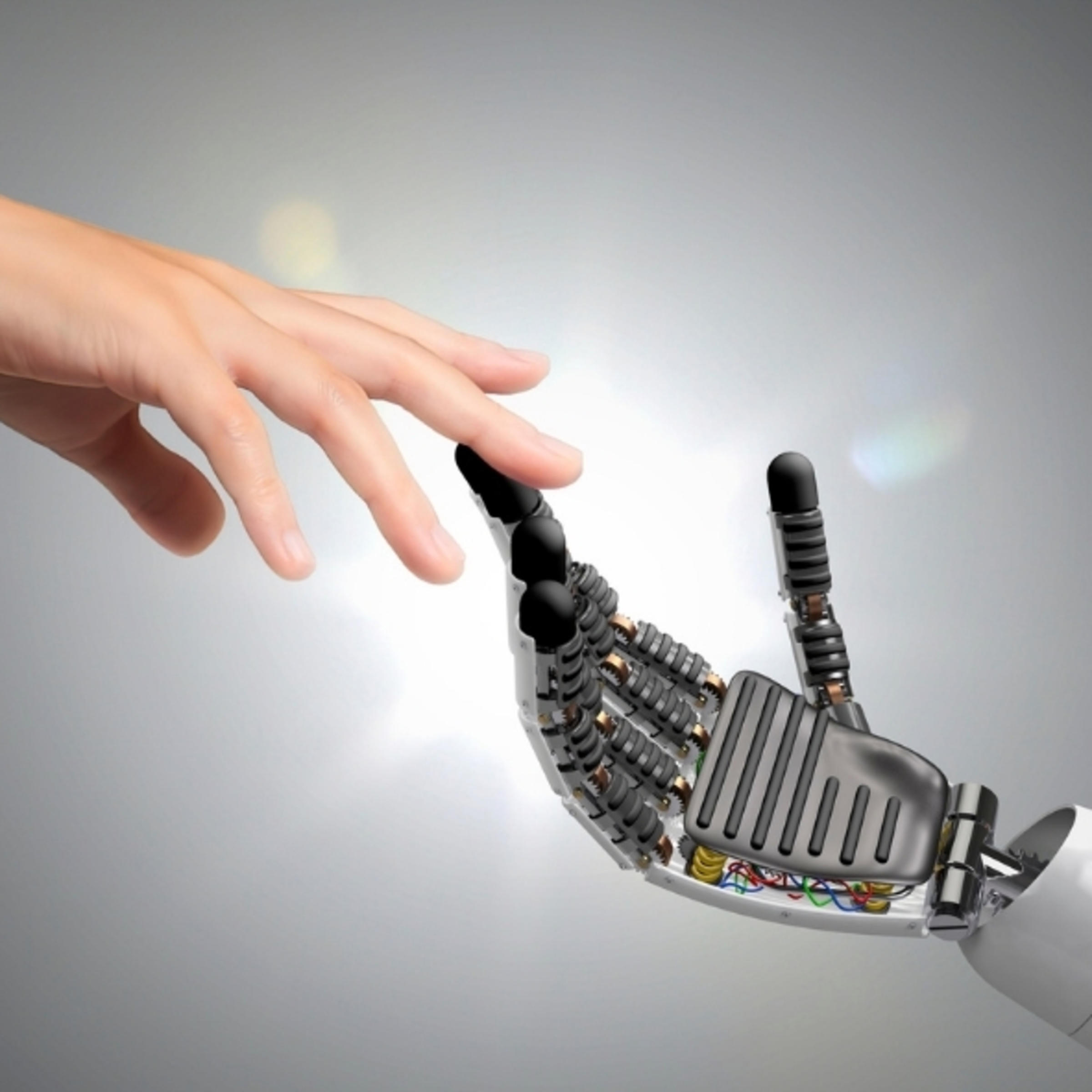 Connection Between Human and Robotic Hand.
