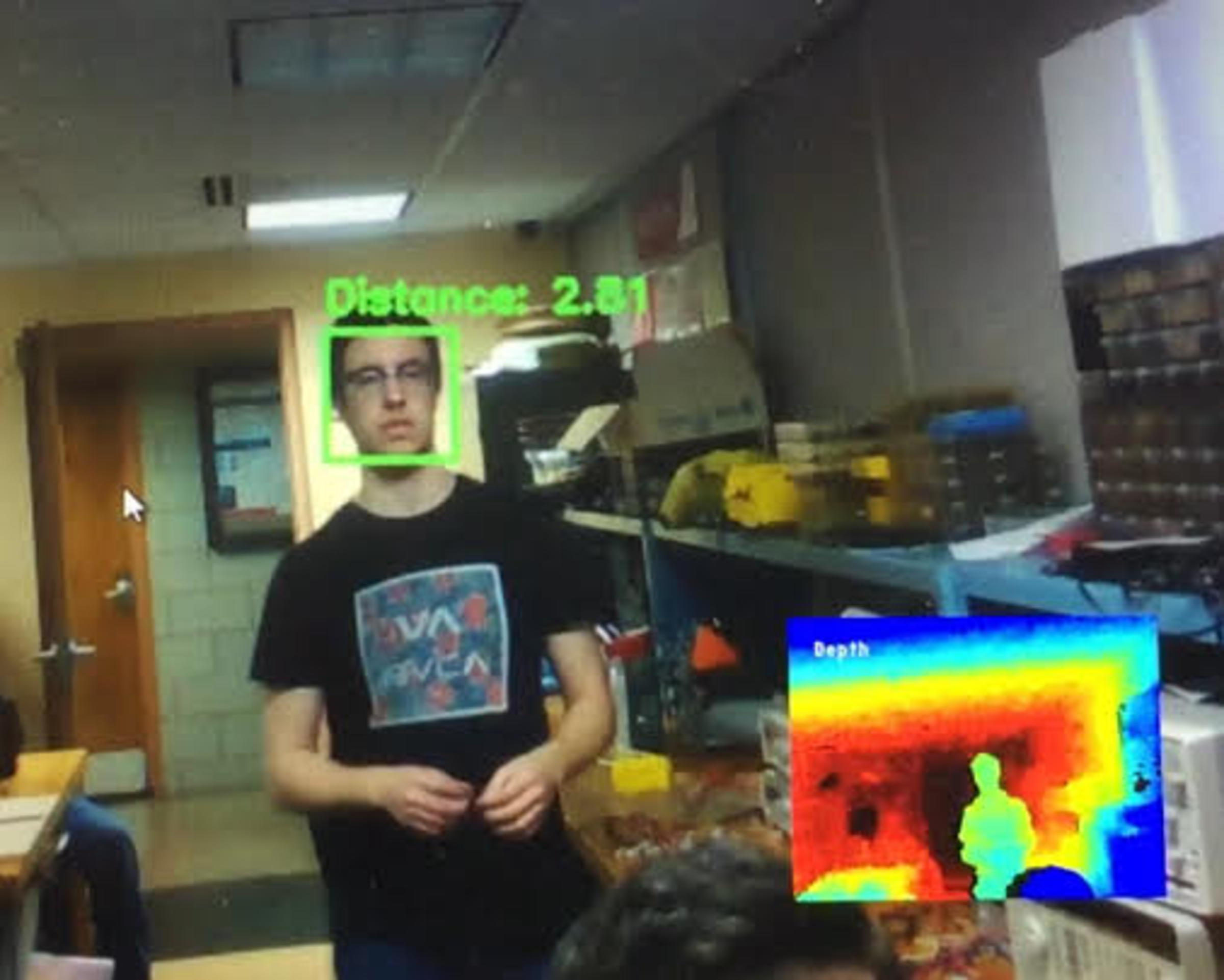 the ASAP team reading a face and registering distance