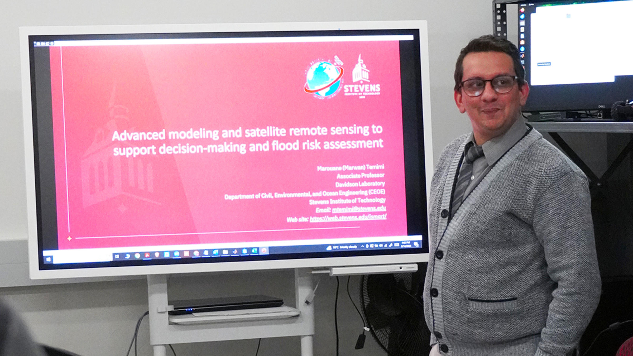 Stevens Ph.D. student Mohamed Abdelkader