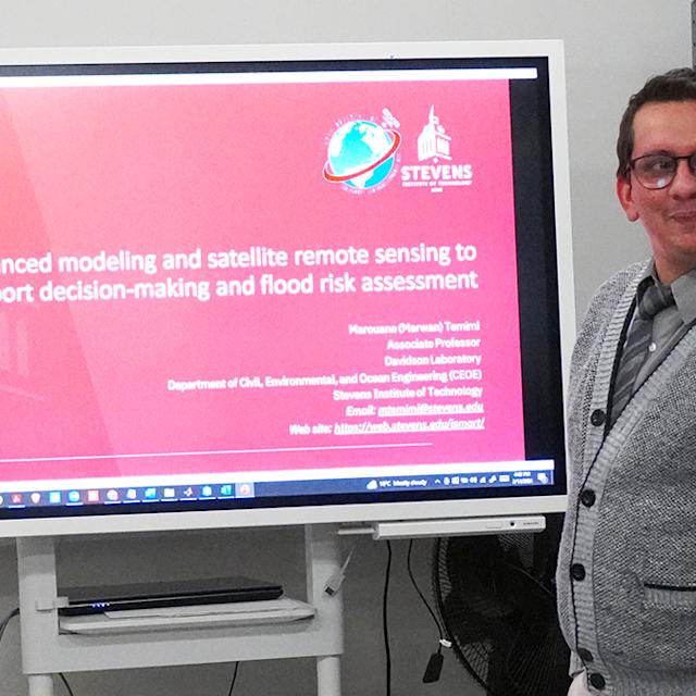 Stevens Ph.D. student Mohamed Abdelkader