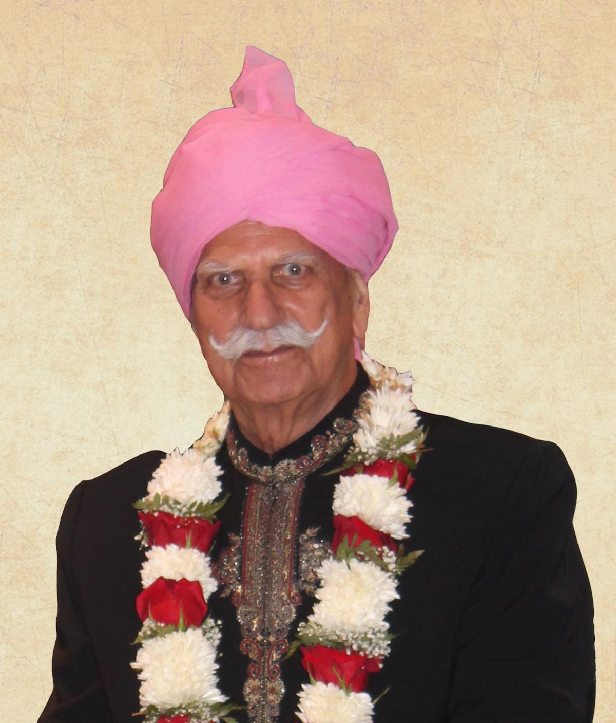 Portrait of Maghar Singh Manhas.