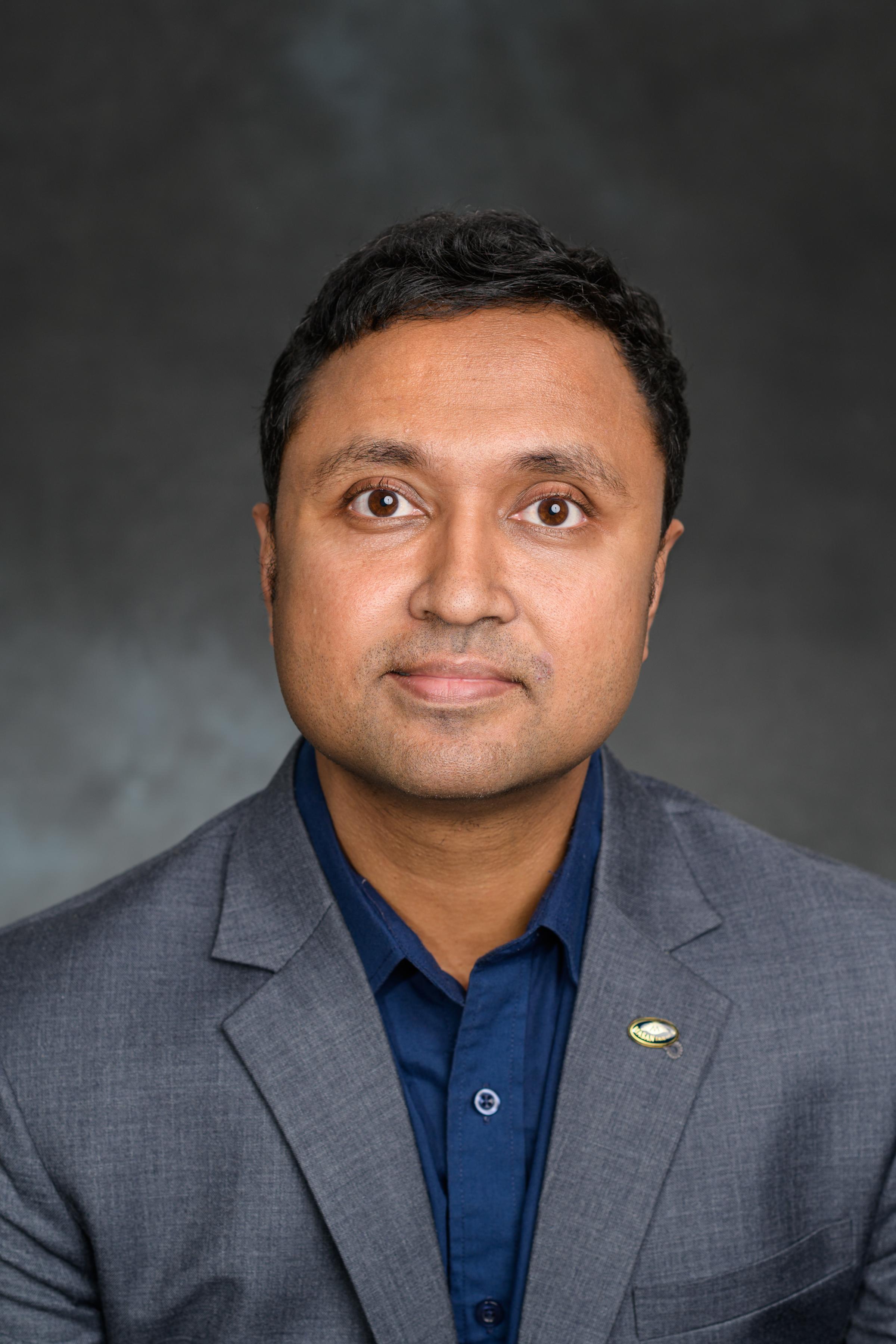 Portrait of Stevens professor Md Abu Sayeed