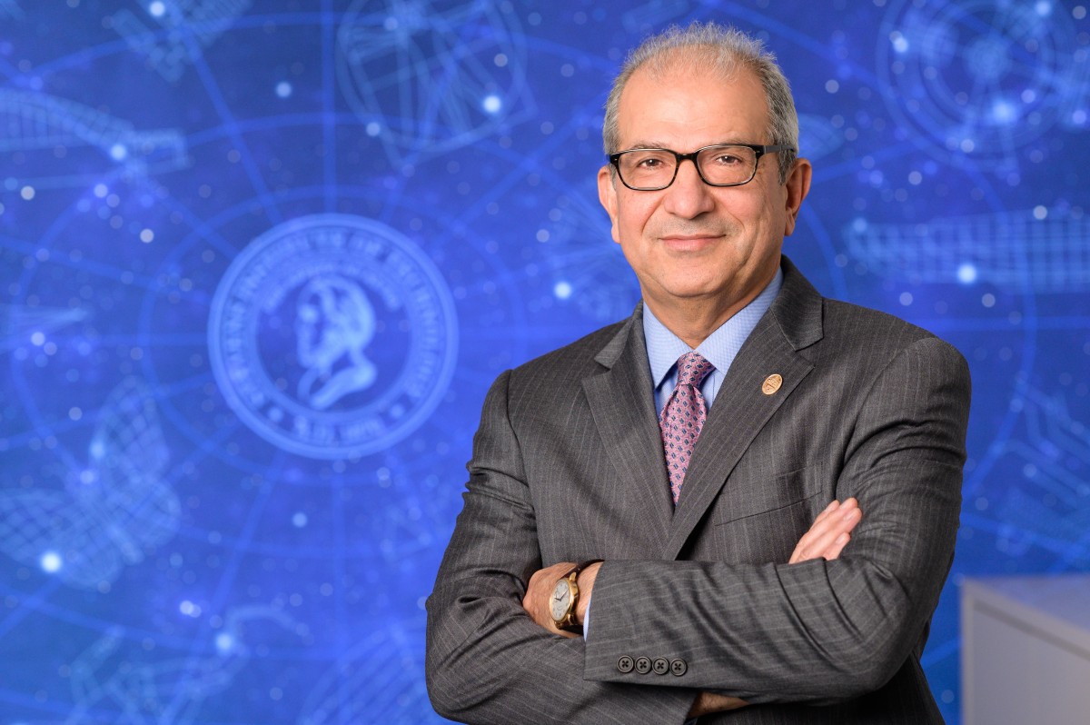Nariman Farvardin with Blue Background