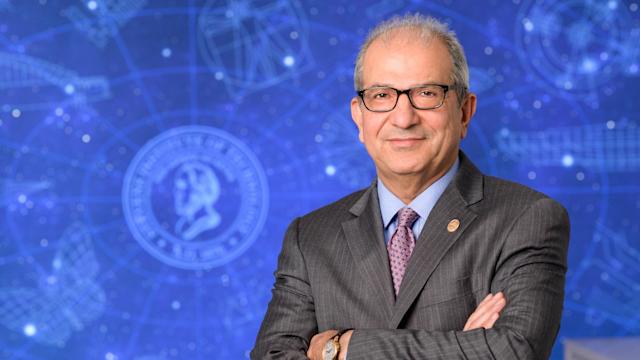 Nariman Farvardin with Blue Background