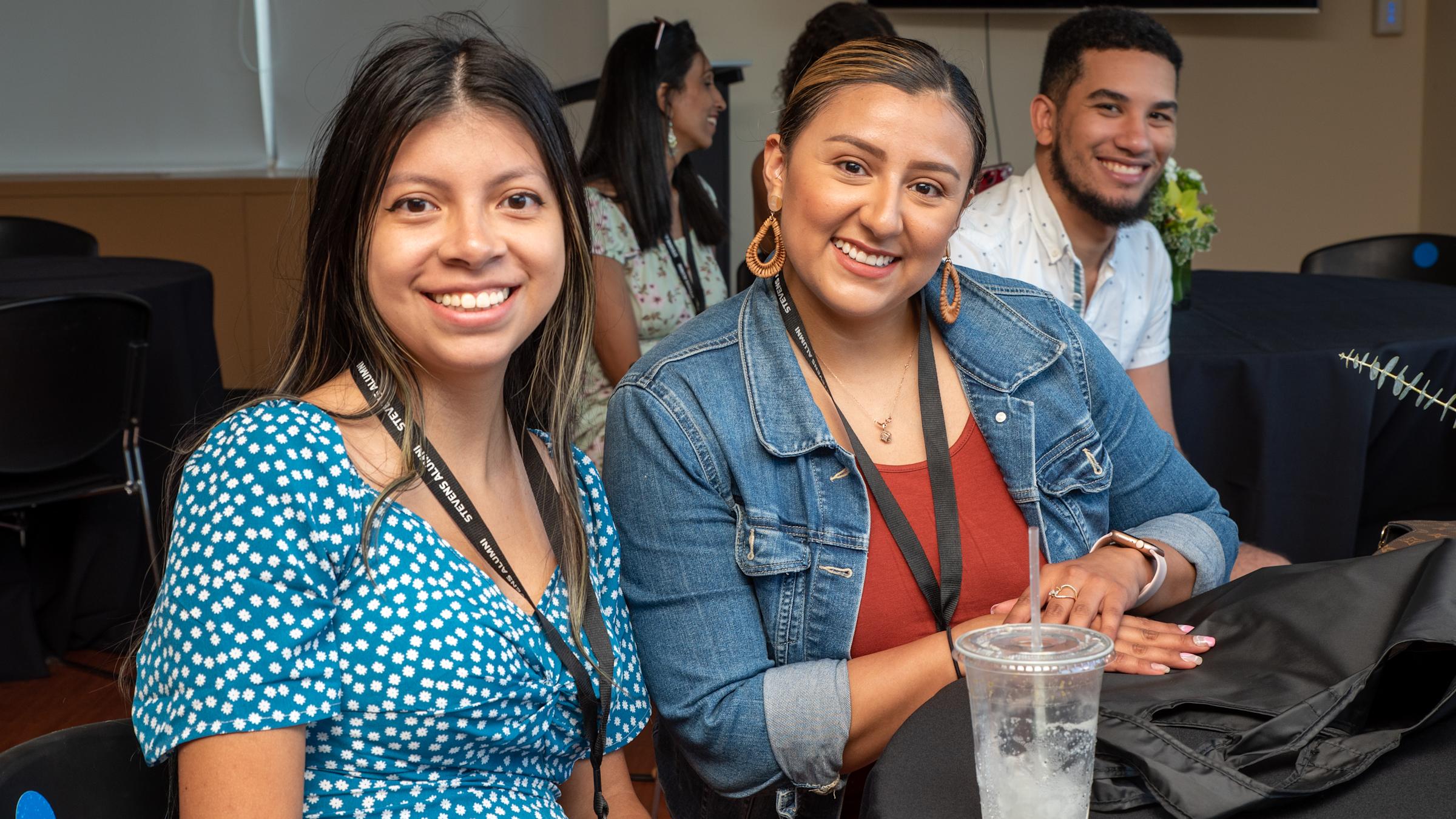 STEP Students smiling at camera