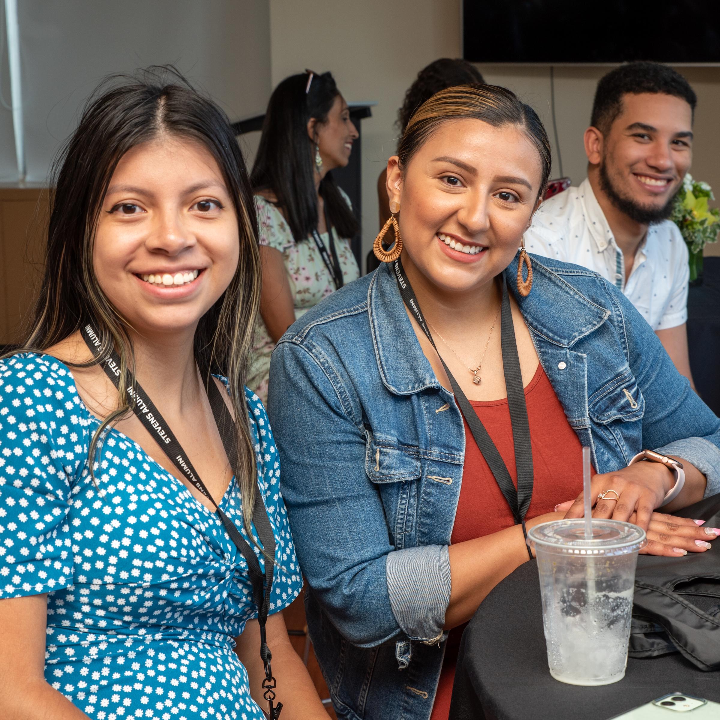 STEP Students smiling at camera