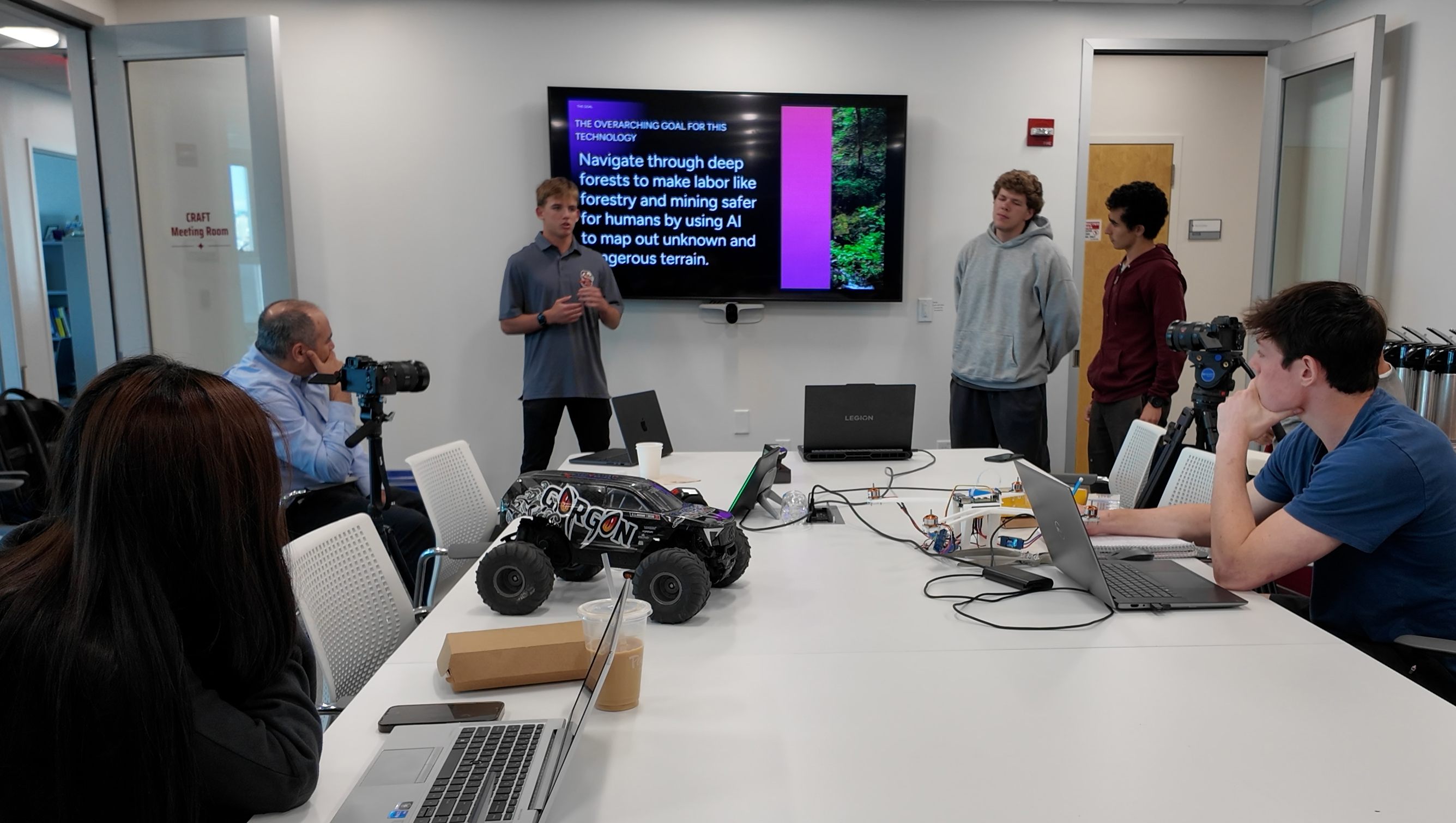 Student present project update