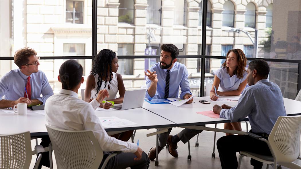diverse group at office