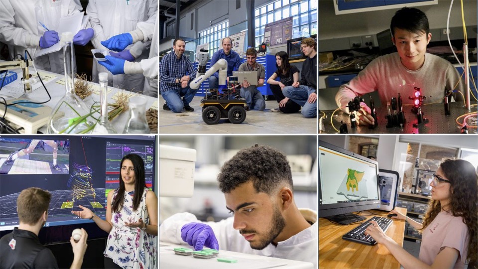 Frontiers of Technology collage