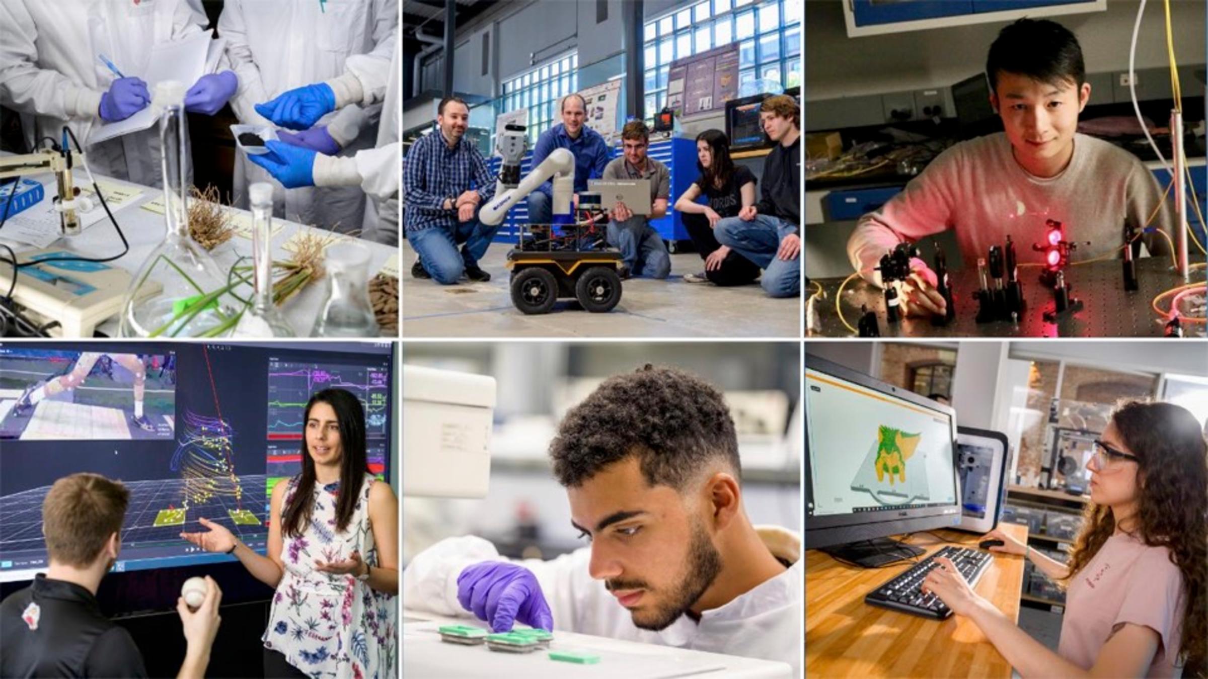 Frontiers of Technology collage