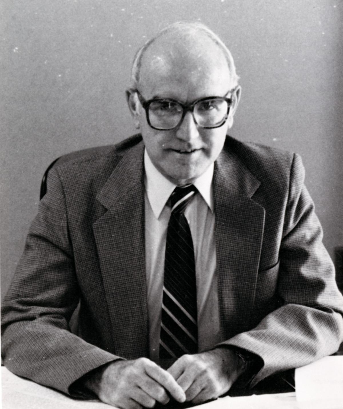 Dr. Francis T. Jones black and white headshot