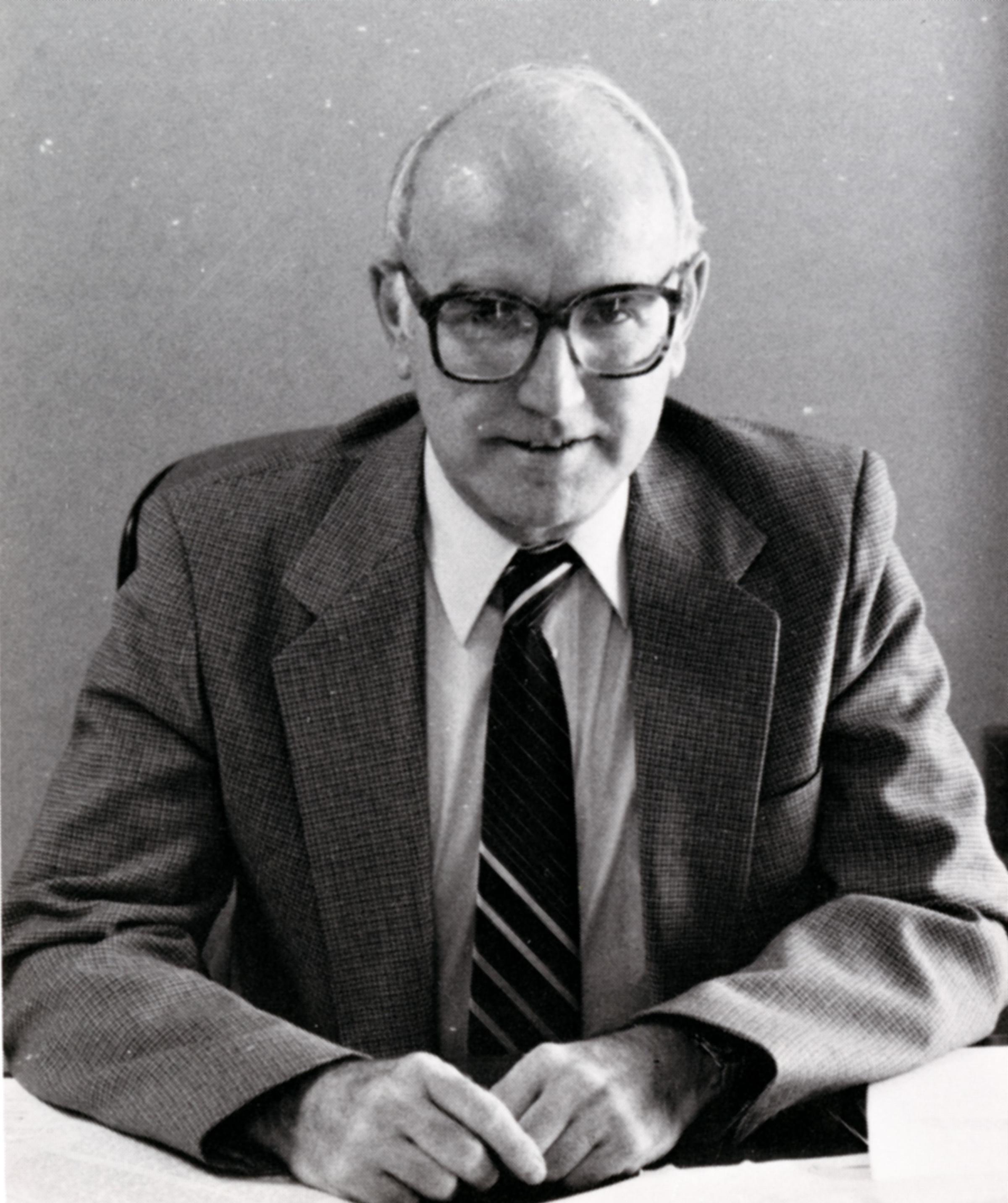 Dr. Francis T. Jones black and white headshot