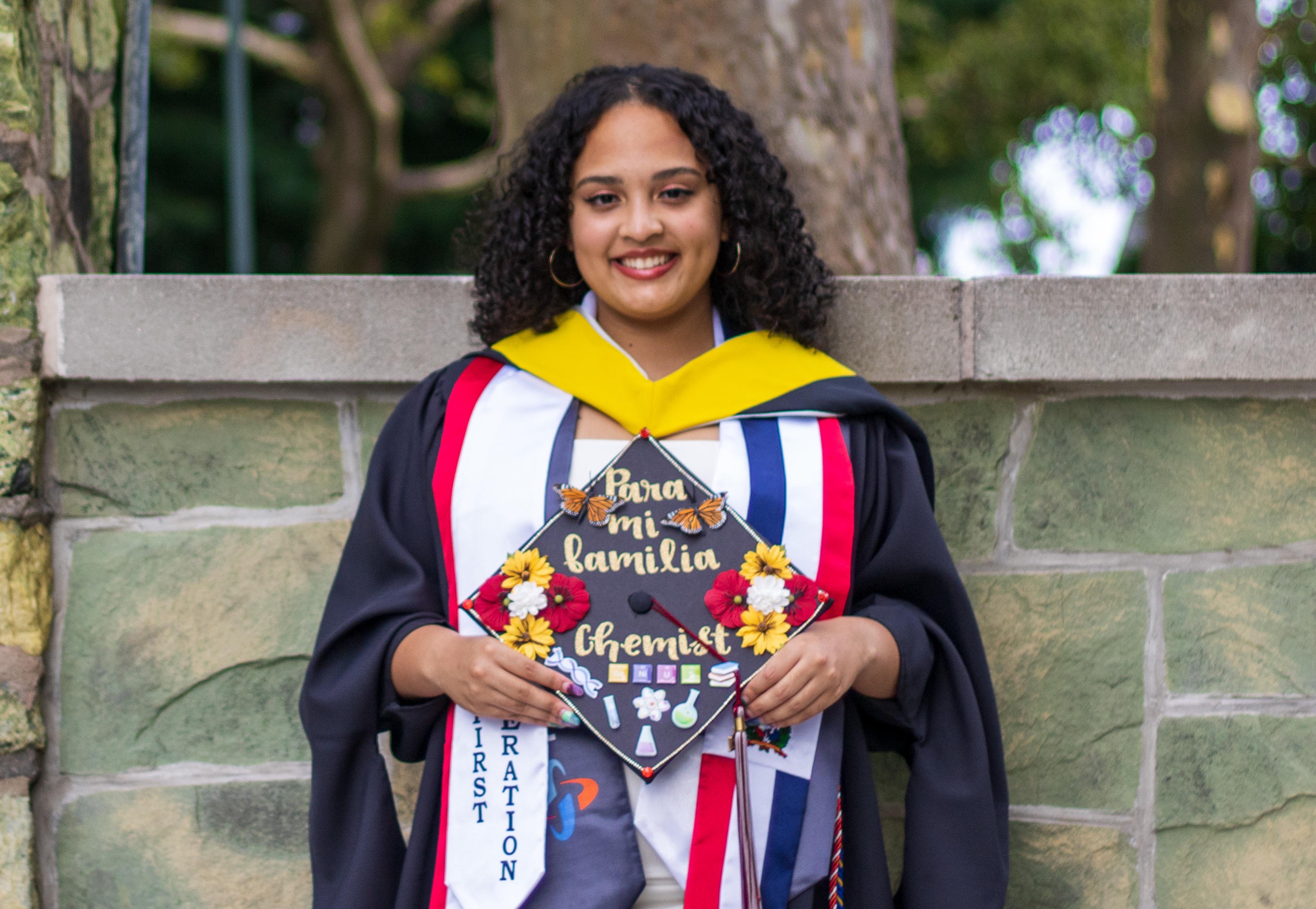 CCB student Christina Puntiel graduation photo