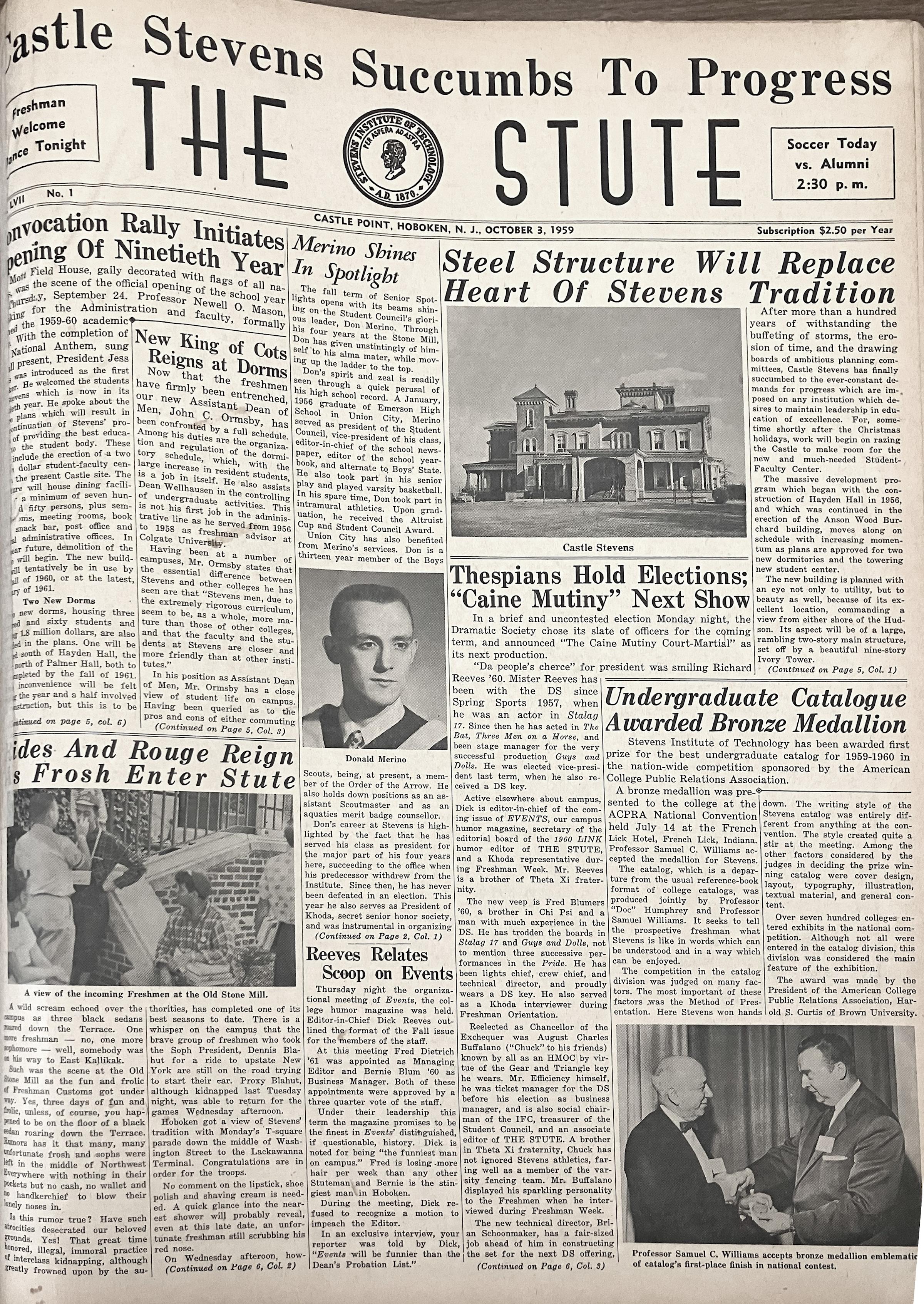 Cover of an issue of the Stute from 1960