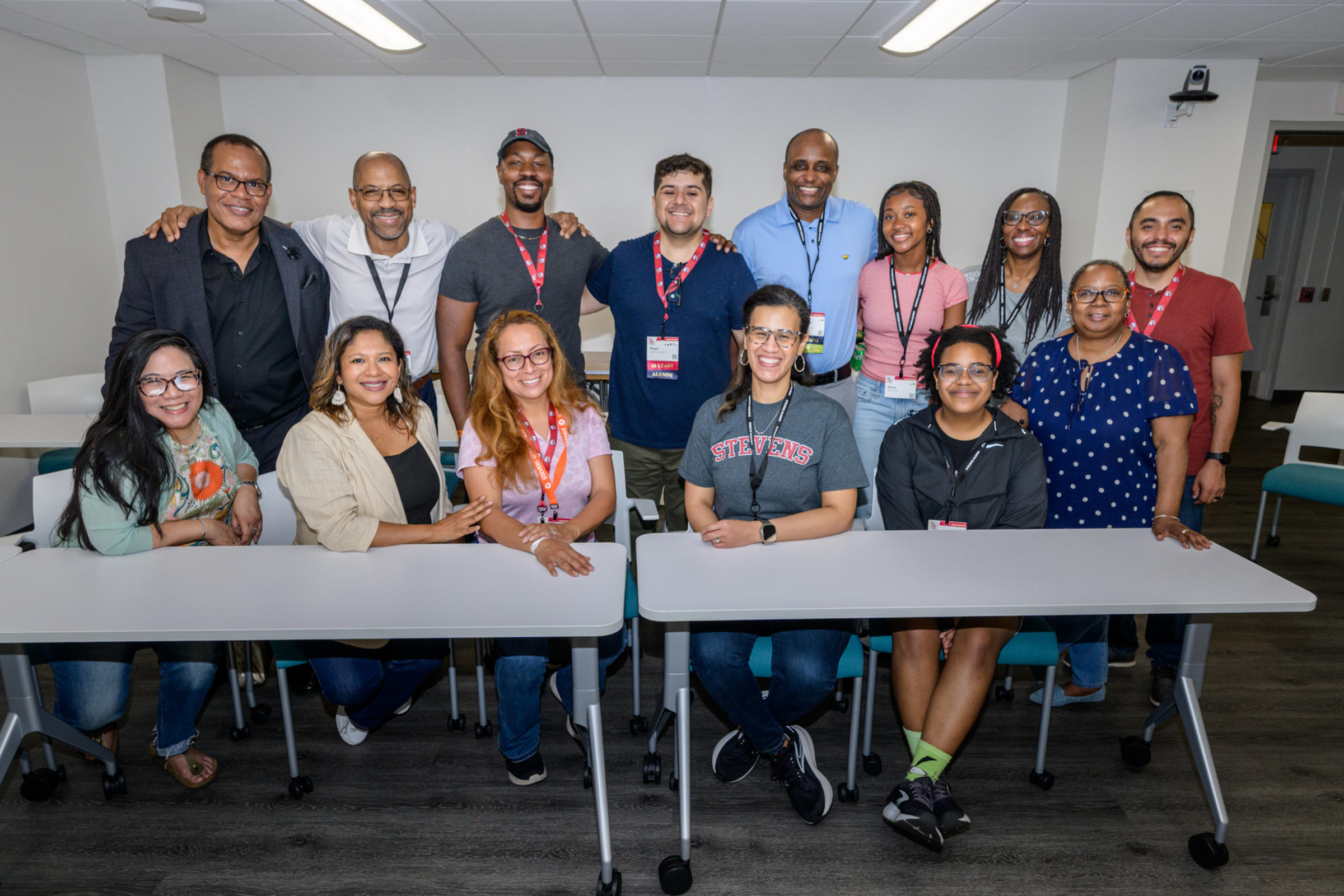 Members of the STEP affinity group gather together at Alumni Weekend 2025