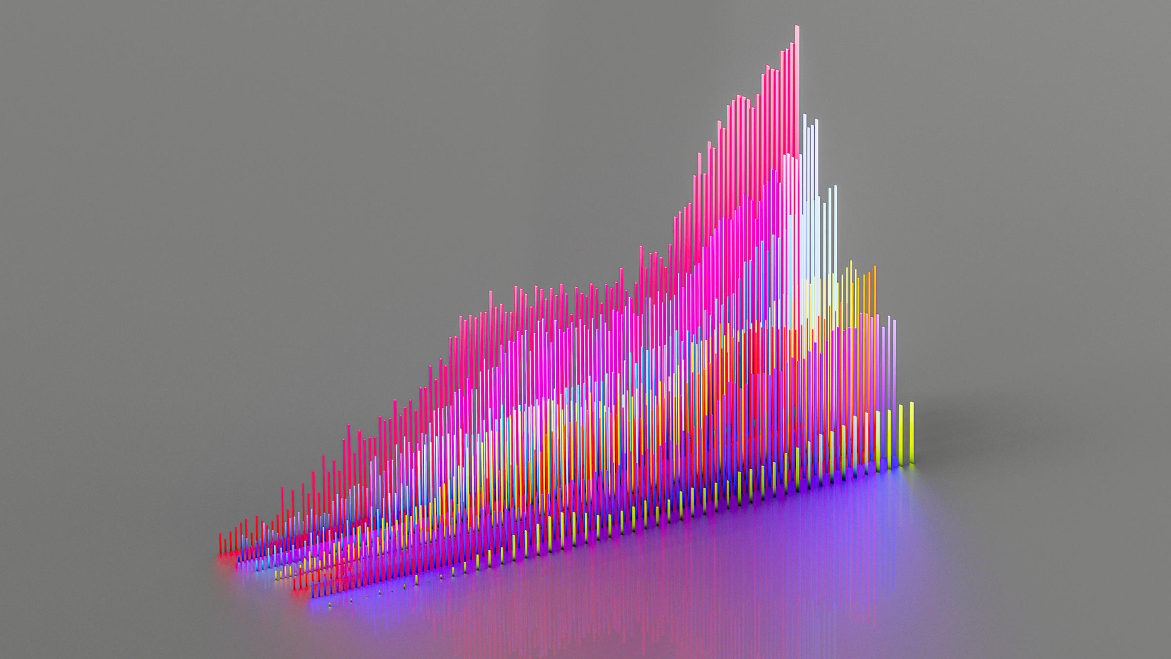 A graphic design of financial statistics