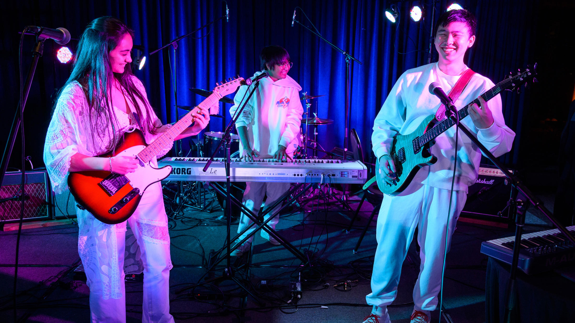 Music & Technology performs as an ensemble.